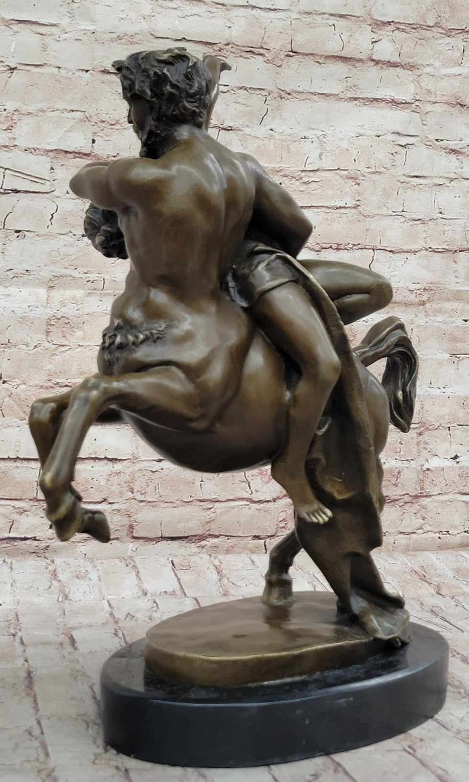 Handcrafted bronze sculpture SALE Woman Nude Abducting Centaurs Clodion