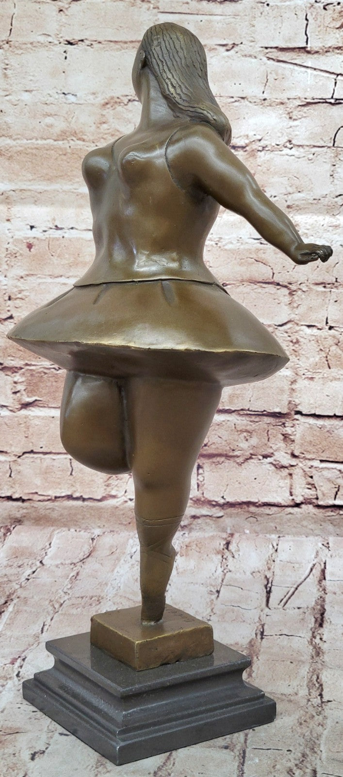 Collectible Art bronze sculpture Contemporary Abstract `Botero` Marble Figurine