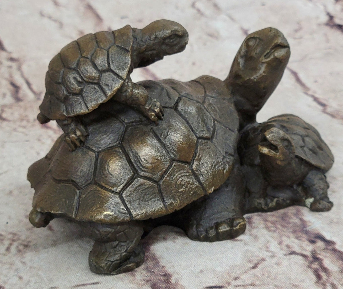 Handcrafted bronze sculpture SALE Collectible Tortoise Turtle Snapping Vienna