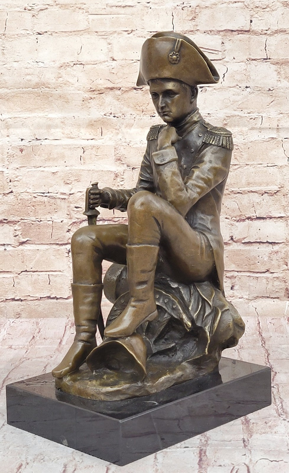 Handcrafted bronze sculpture SALE Vitaleh Aldo By Bonaparte Napoleon Giant