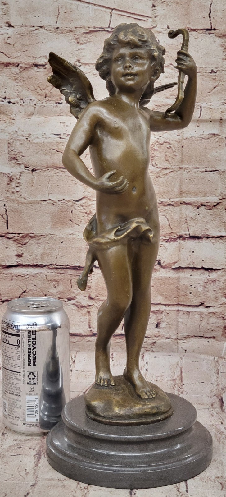 Signed: Moreau. Bronze Sculpture Nude Men Greek God Apollo Belvedere.
