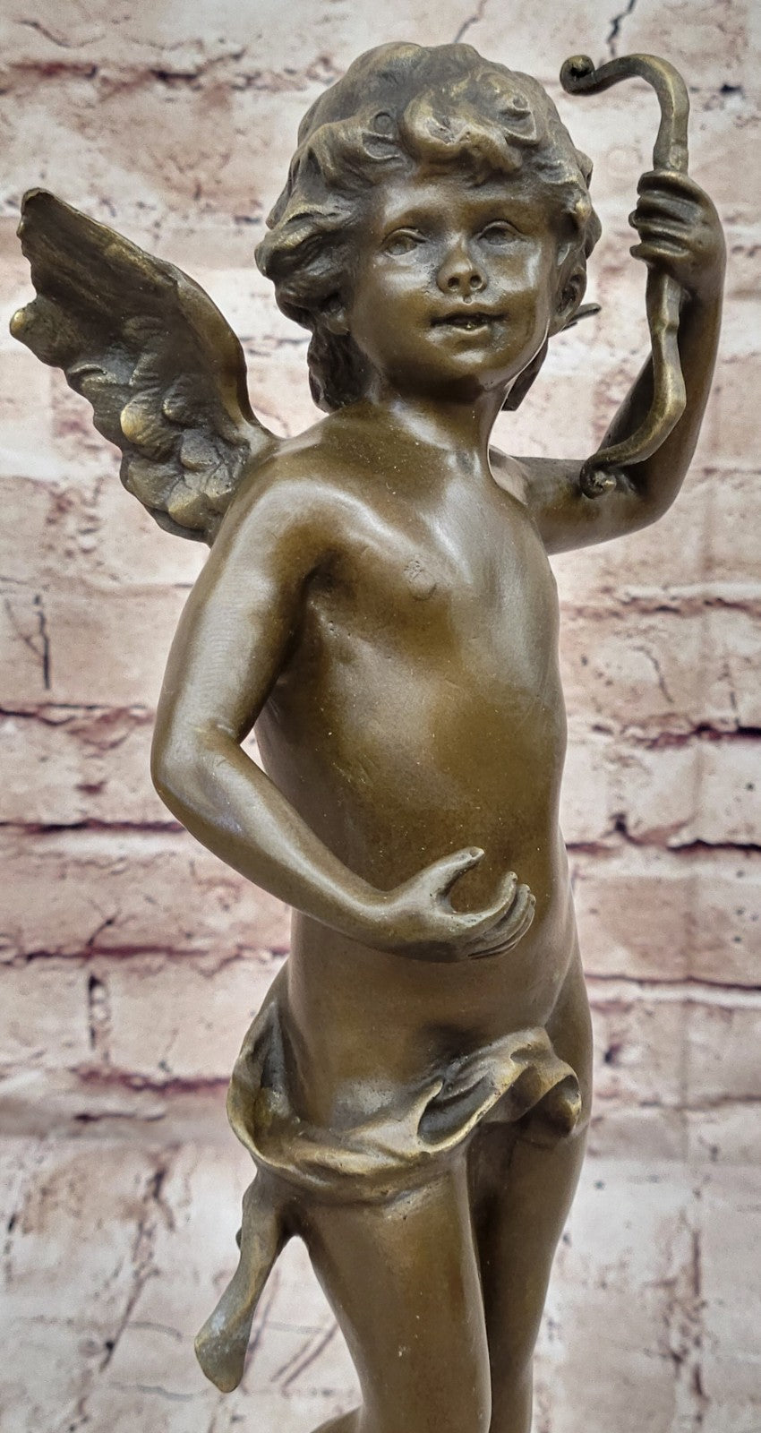 Signed: Moreau. Bronze Sculpture Nude Men Greek God Apollo Belvedere.