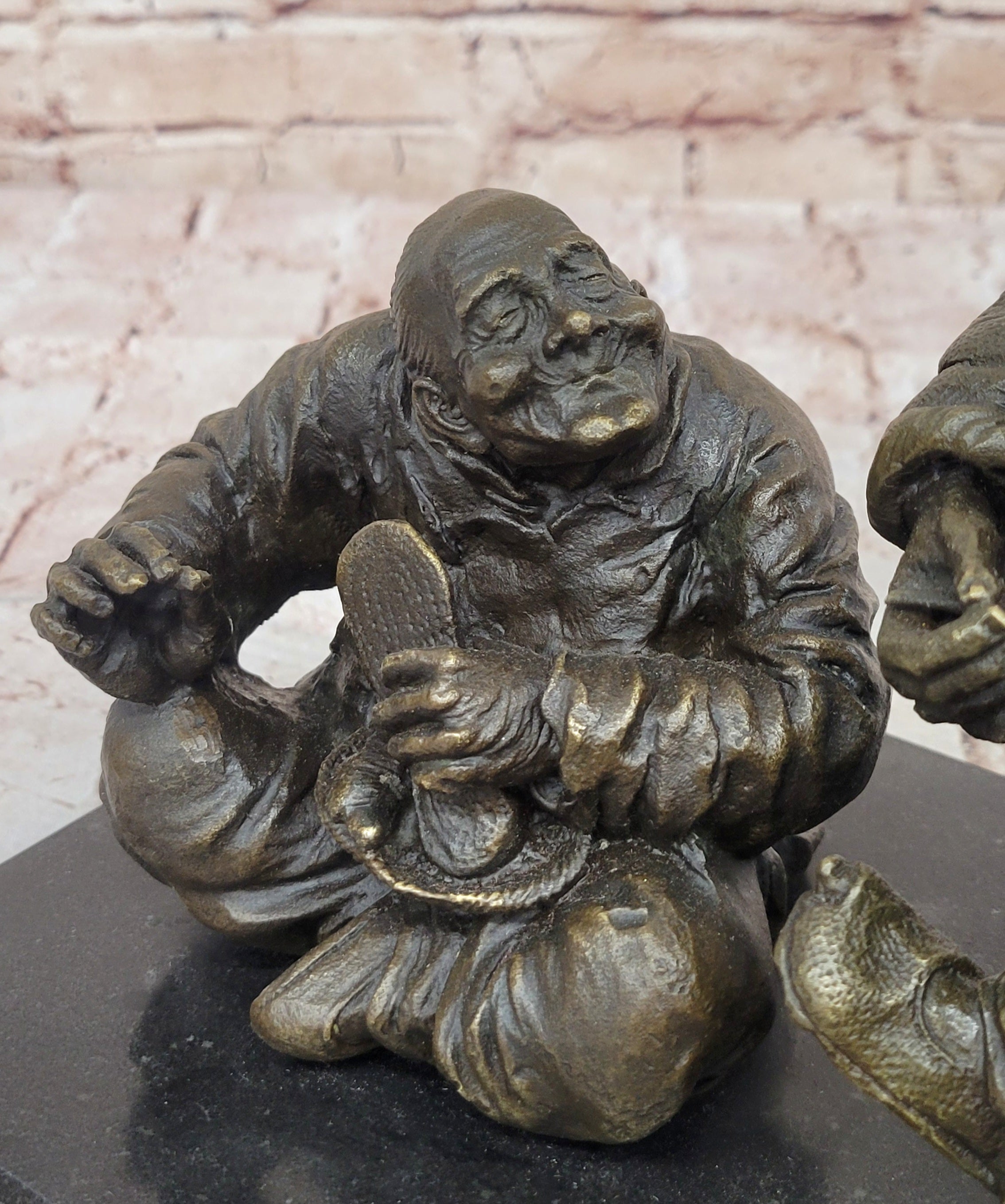 Milo Signed Bronze Sculpture Statue Jazz Musicians Abstract Mid Century Artwork