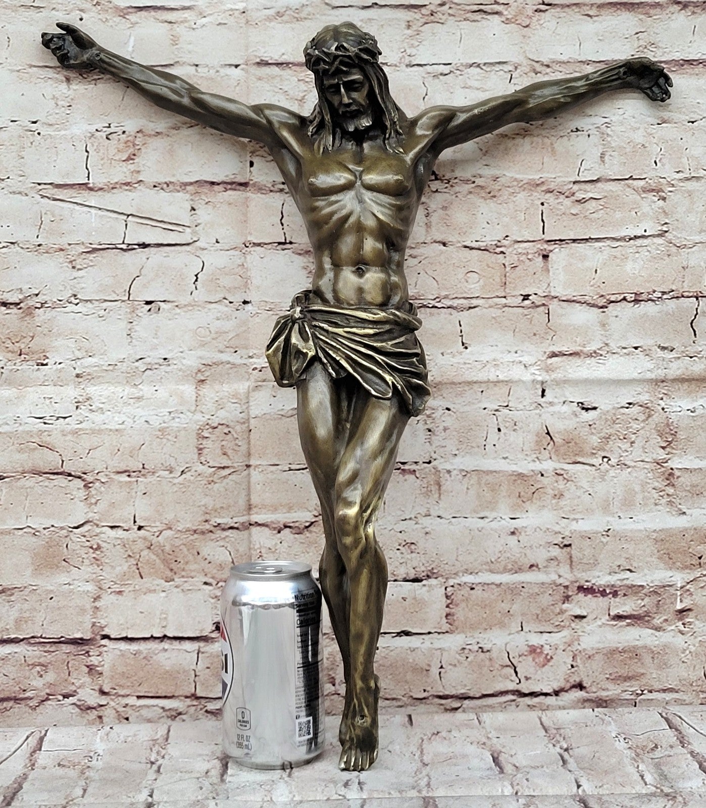 Crucifixion Cross of Jesus Christ Wall Sculpture Hot Cast Church Home Decor Sale