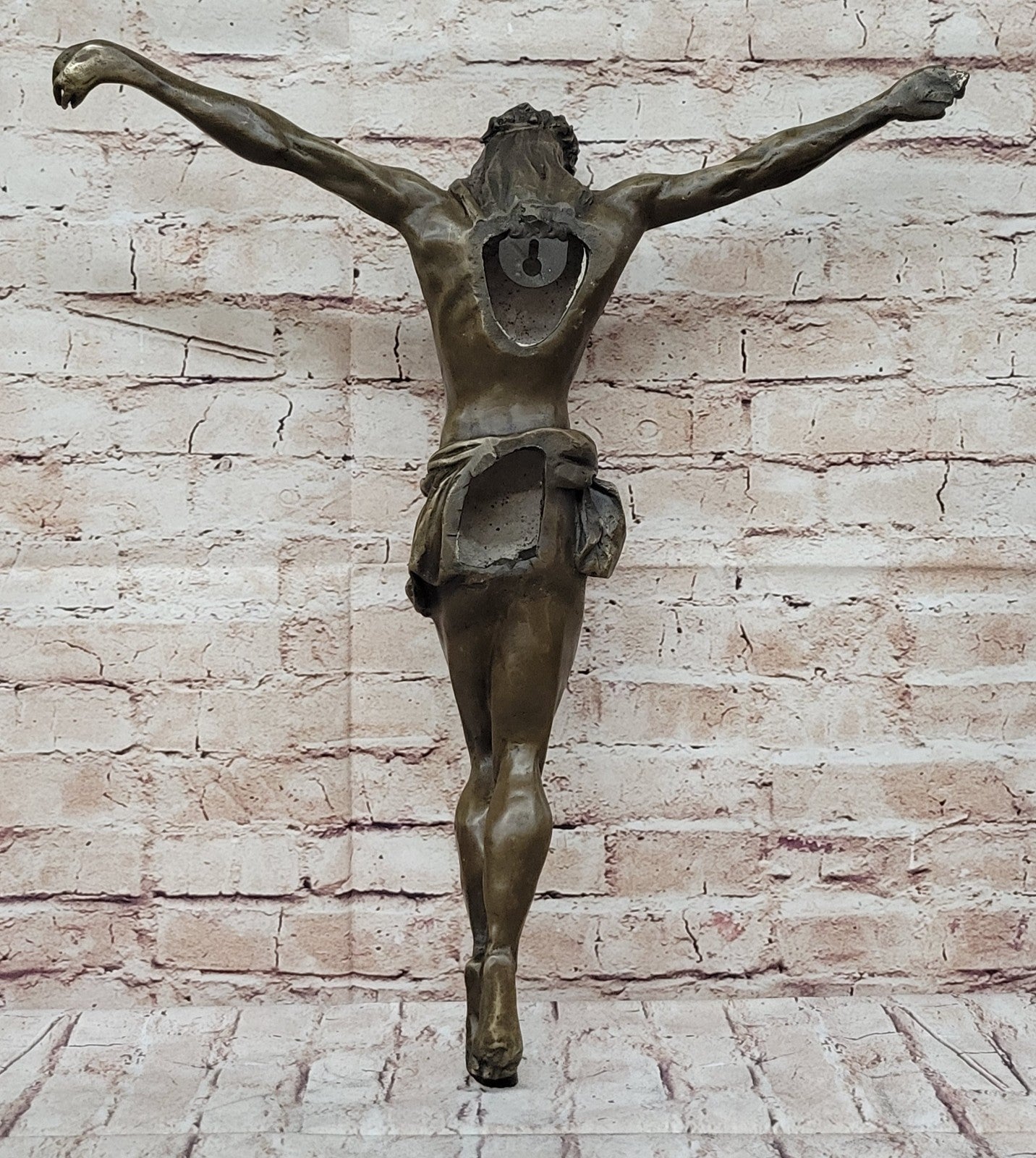 Crucifixion Cross of Jesus Christ Wall Sculpture Hot Cast Church Home Decor Sale
