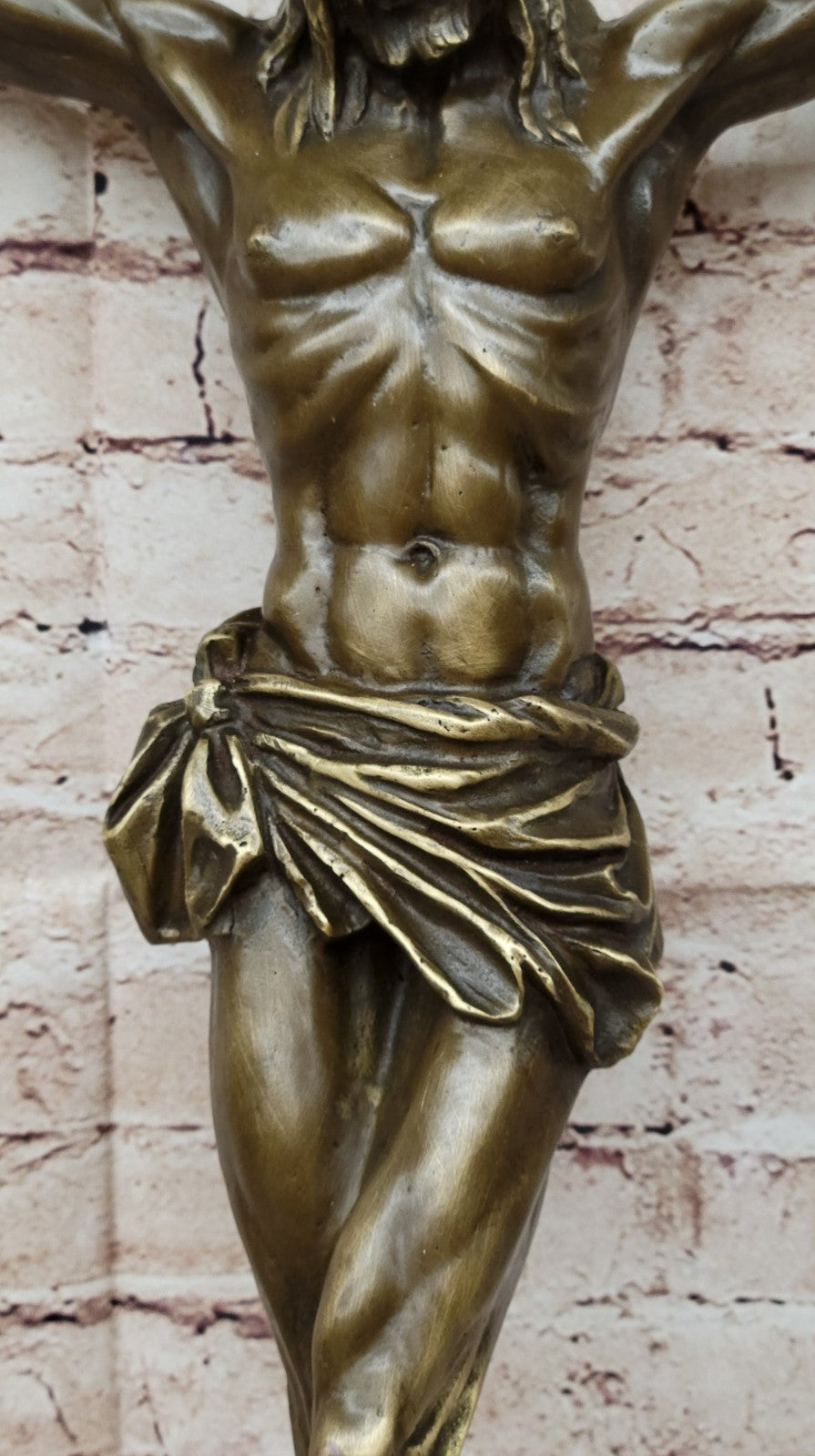 Crucifixion Cross of Jesus Christ Wall Sculpture Hot Cast Church Home Decor Sale