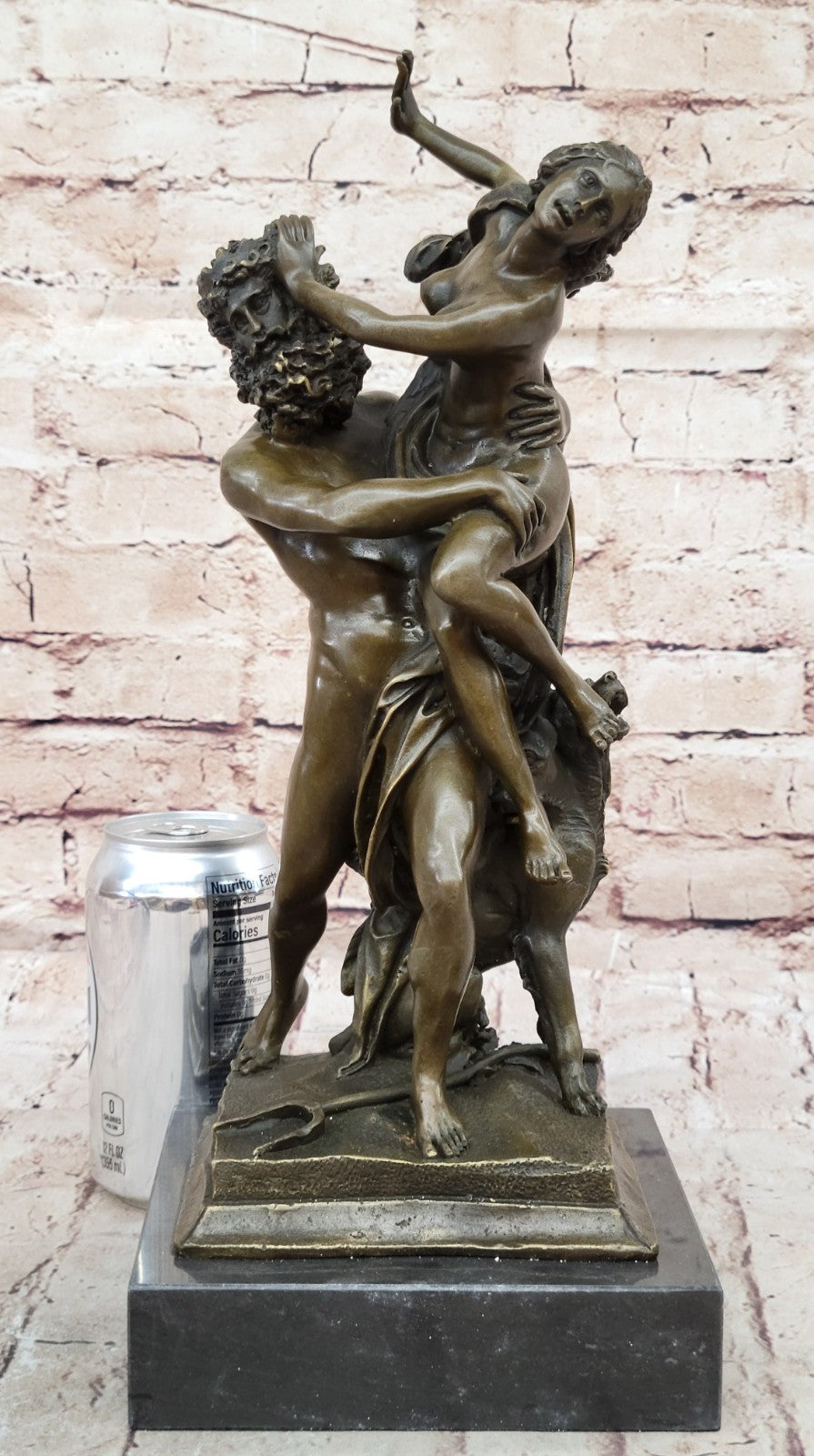Handcrafted bronze sculpture SALE C & Persephone Hades, Of Classical