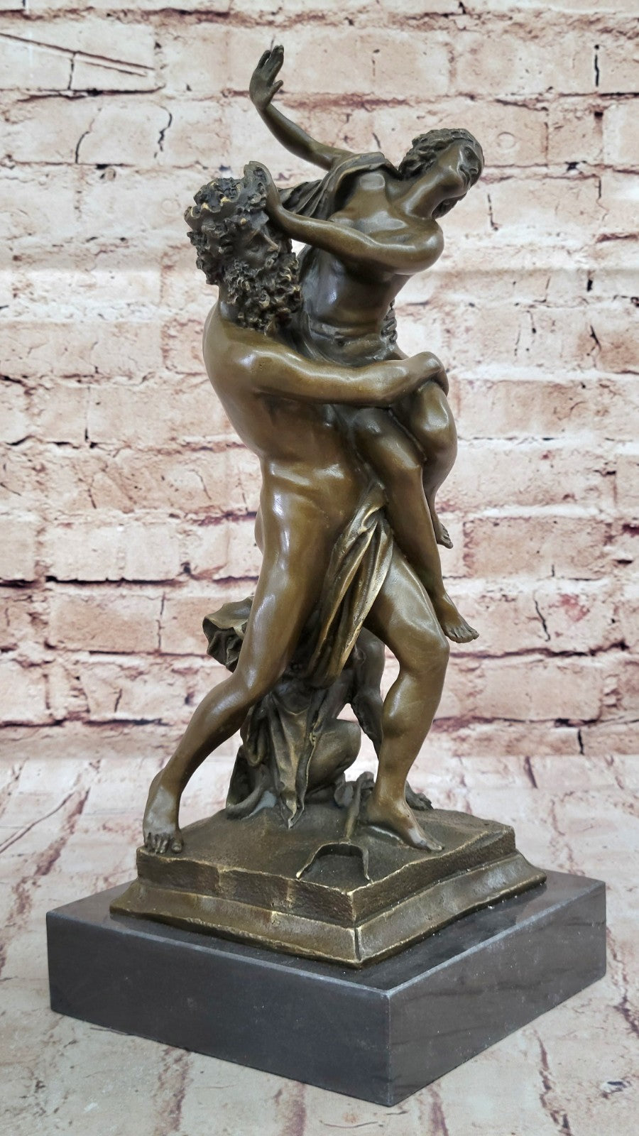 Handcrafted bronze sculpture SALE C & Persephone Hades, Of Classical