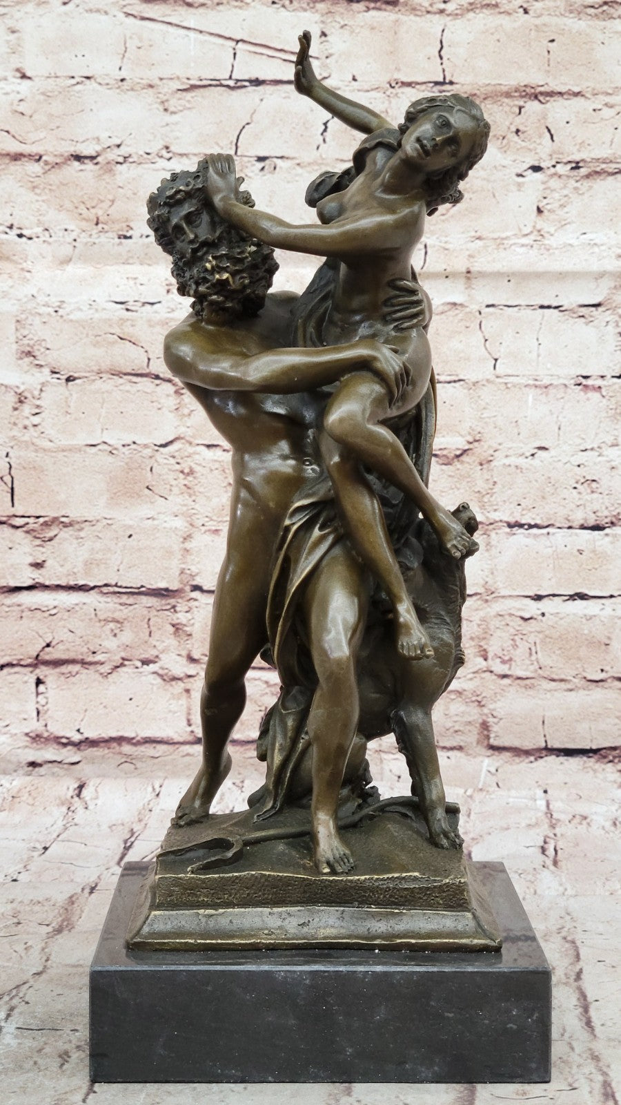 Handcrafted bronze sculpture SALE C & Persephone Hades, Of Classical