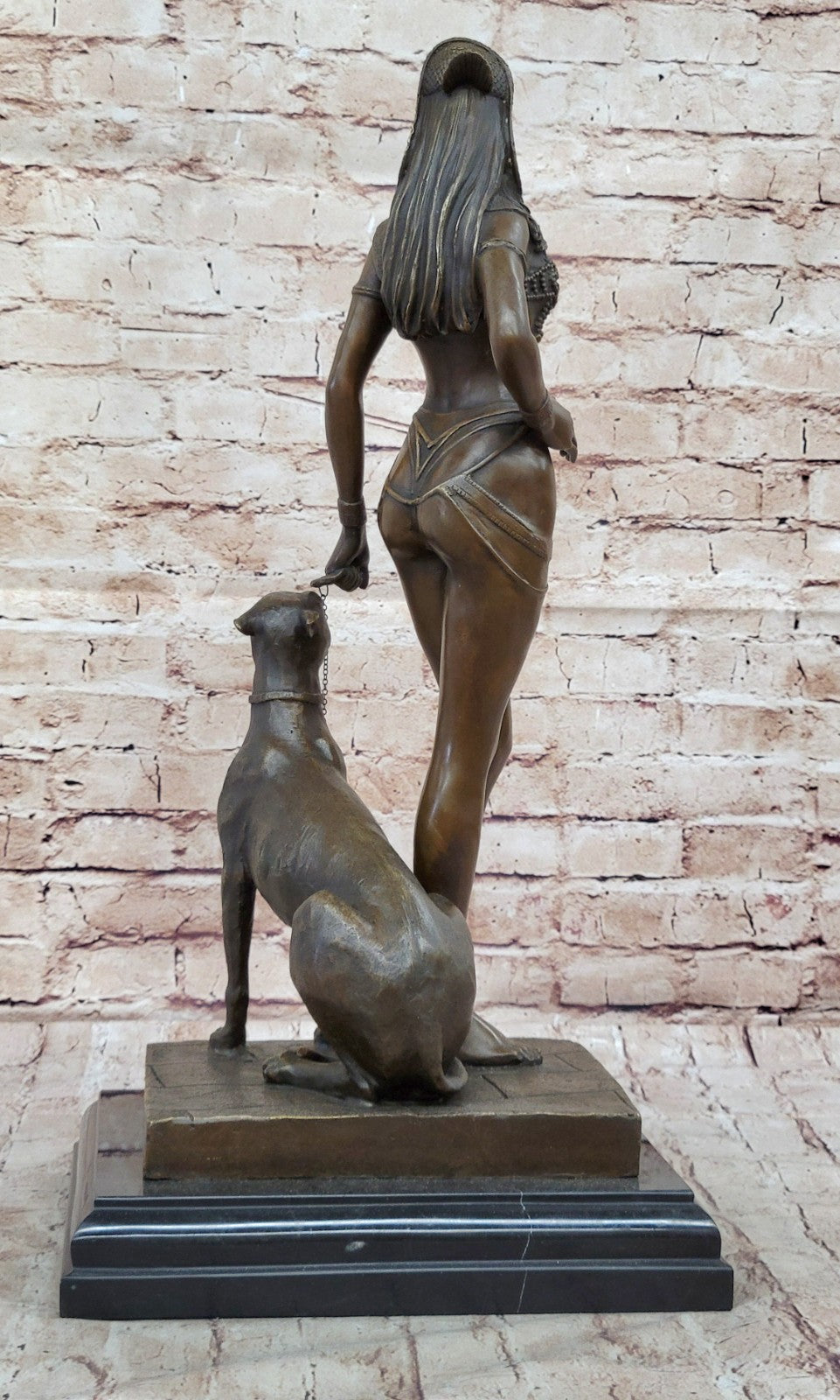European Design Egyptian Panther Goddess Figurine Hot Cast Bronze Sculpture Sale