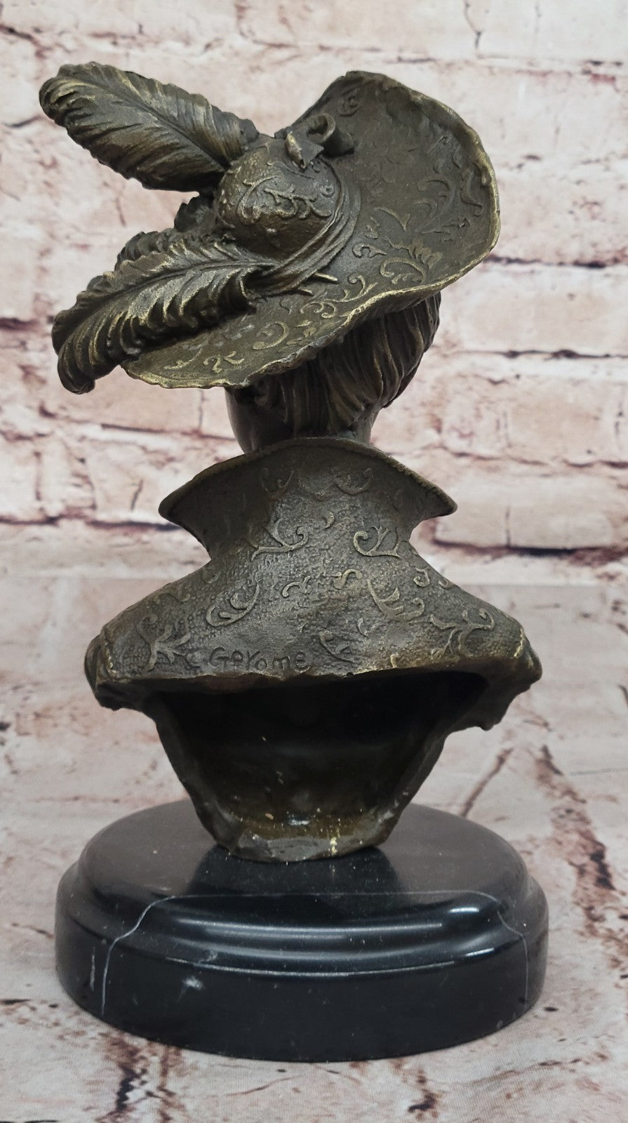 STUNNING GORGEOUS RARE ART DECO NOUVEAU "IRIS" BRONZE BUST GEROME SCULPTURE DEAL