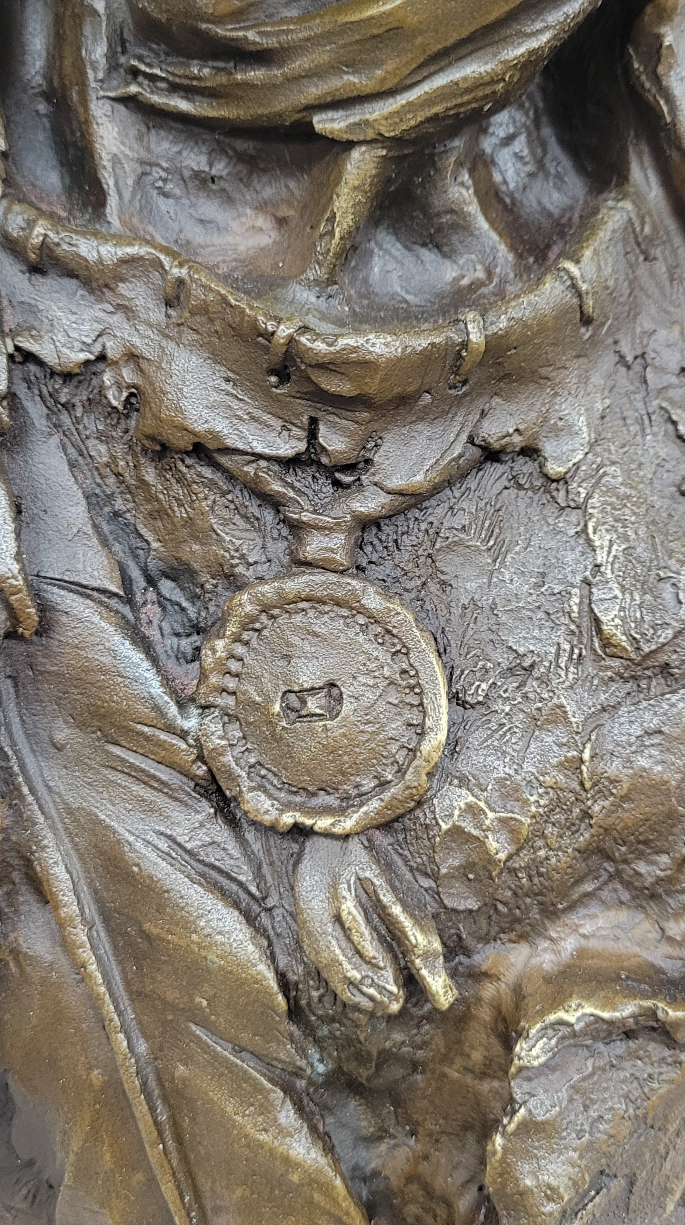 Massive Bronze Bust Sioux Indian Chief Sculpture VACANT THUNDER Buffalo Sale