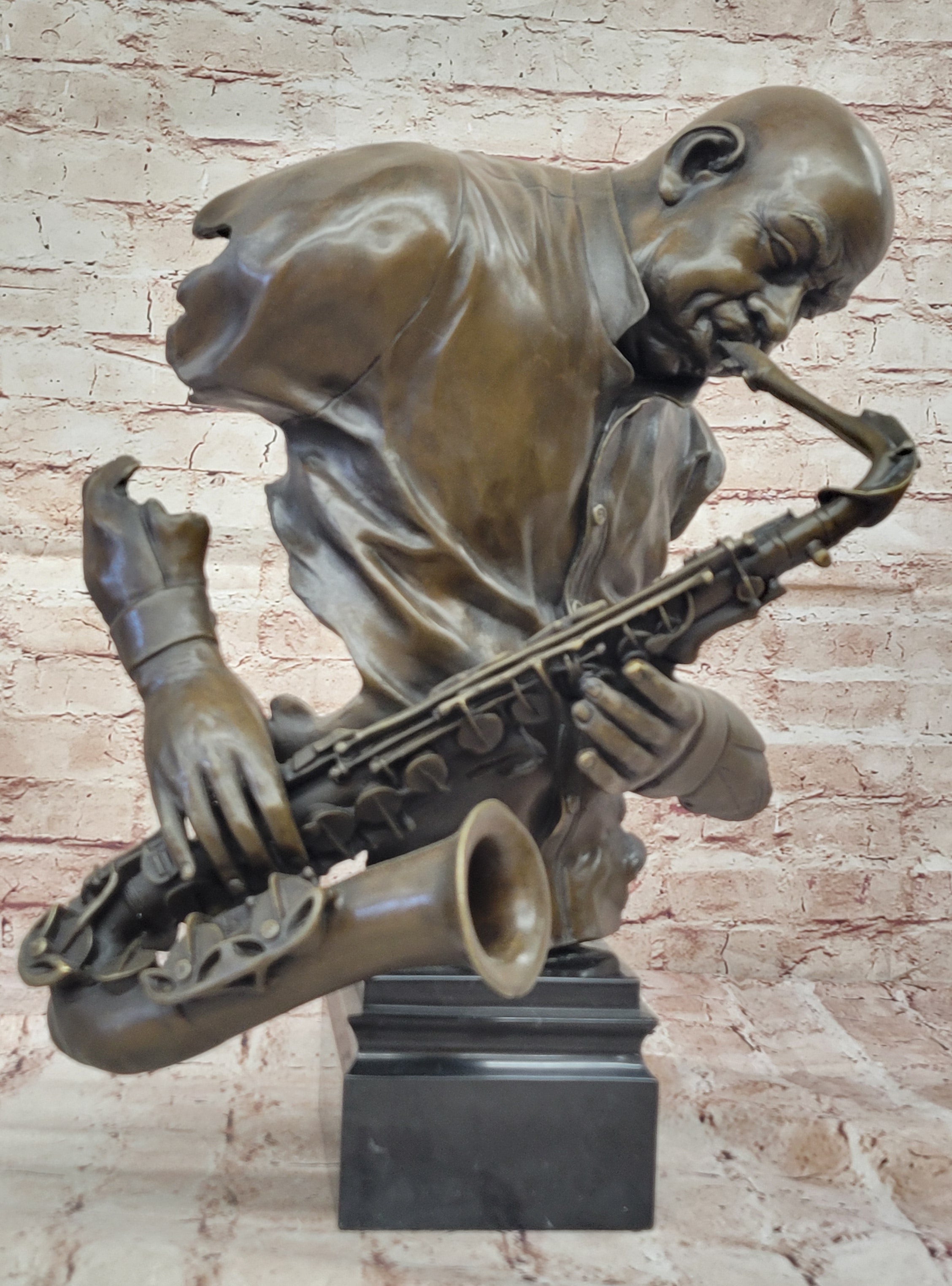 Signed Original Artwork Home Office Decoration Genuine Solid Bronze Figurine