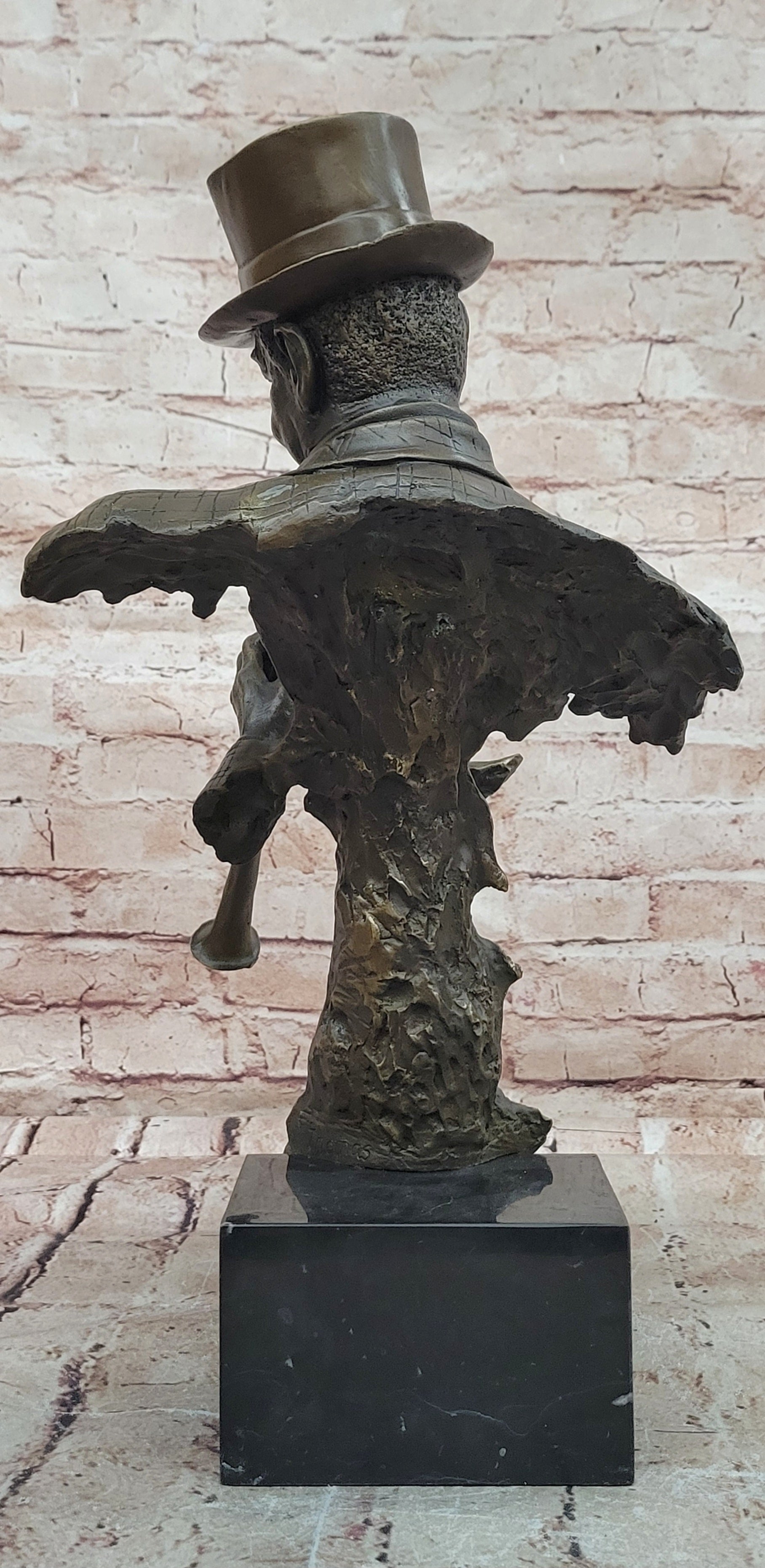 Bronze Sculpture Statue Clarinet Woodwind Player New Orleans Artist Street Music