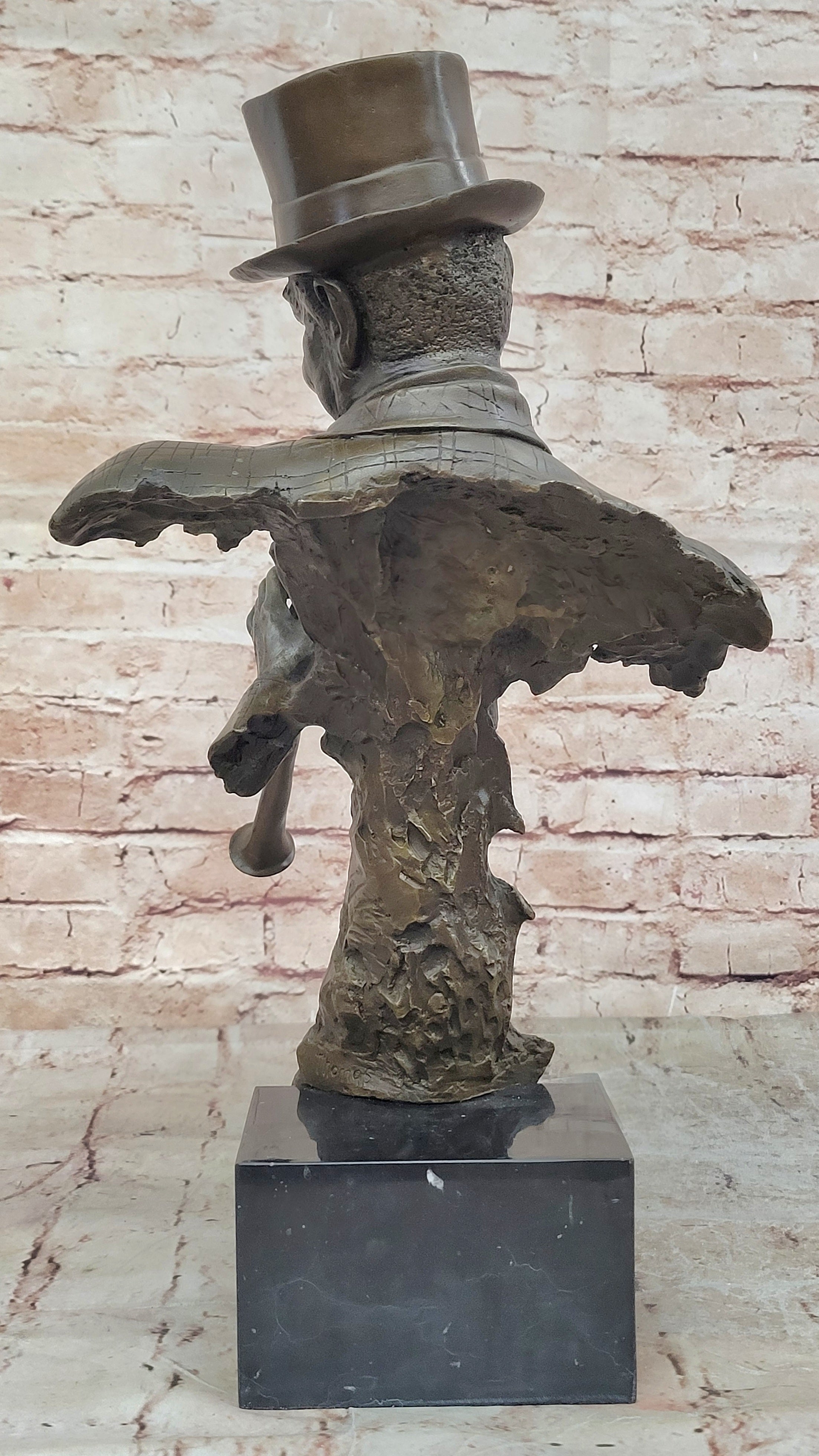 Bronze Sculpture Statue Clarinet Woodwind Player New Orleans Artist Street Music