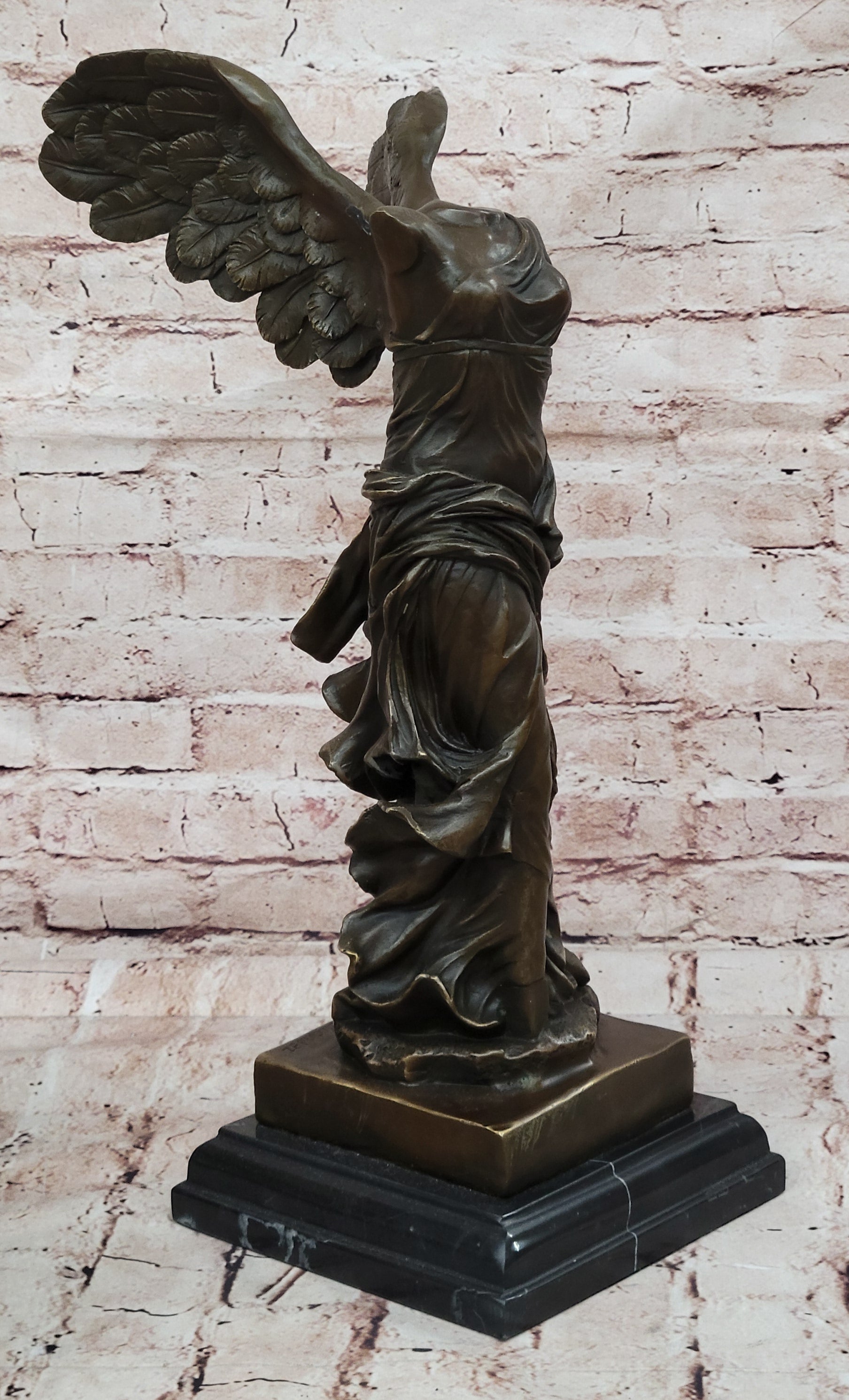 Archangels Nike Angel of Victory Bronze Sculpture Statue Home Office Decor