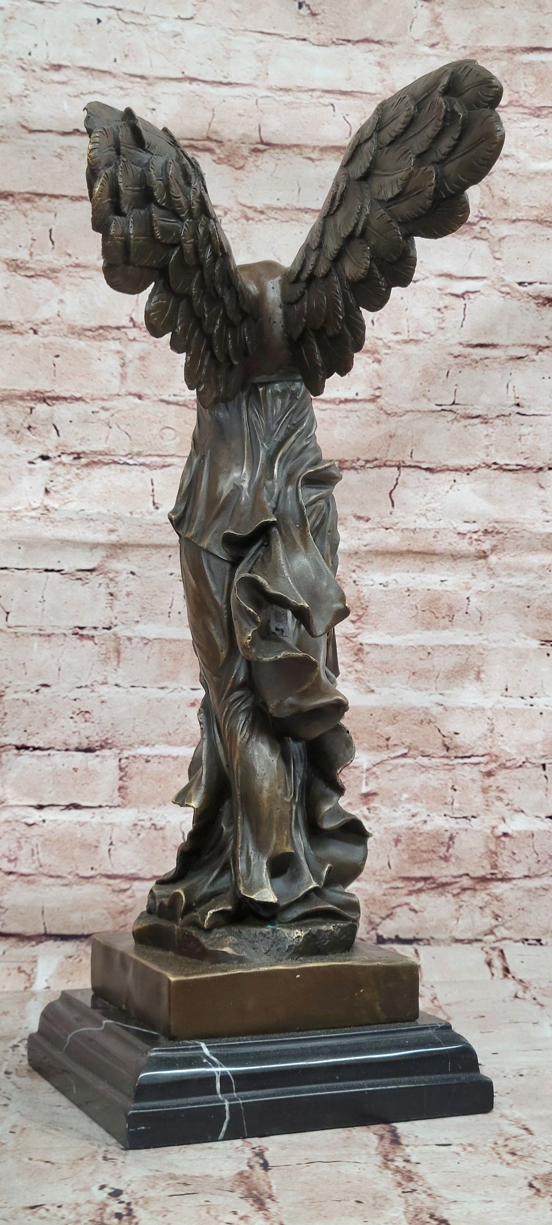 Archangels Nike Angel of Victory Bronze Sculpture Statue Home Office Decor