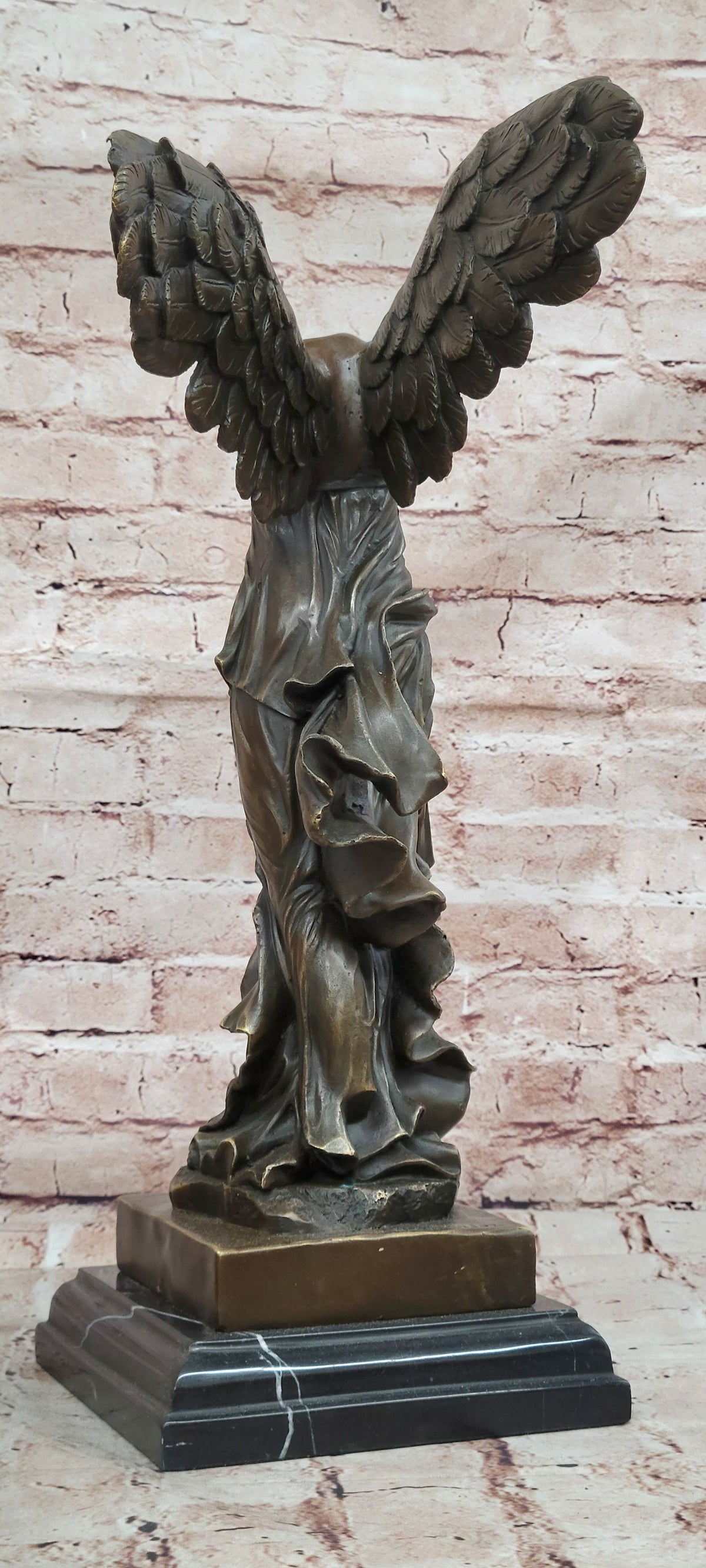 Archangels Nike Angel of Victory Bronze Sculpture Statue Home Office Decor