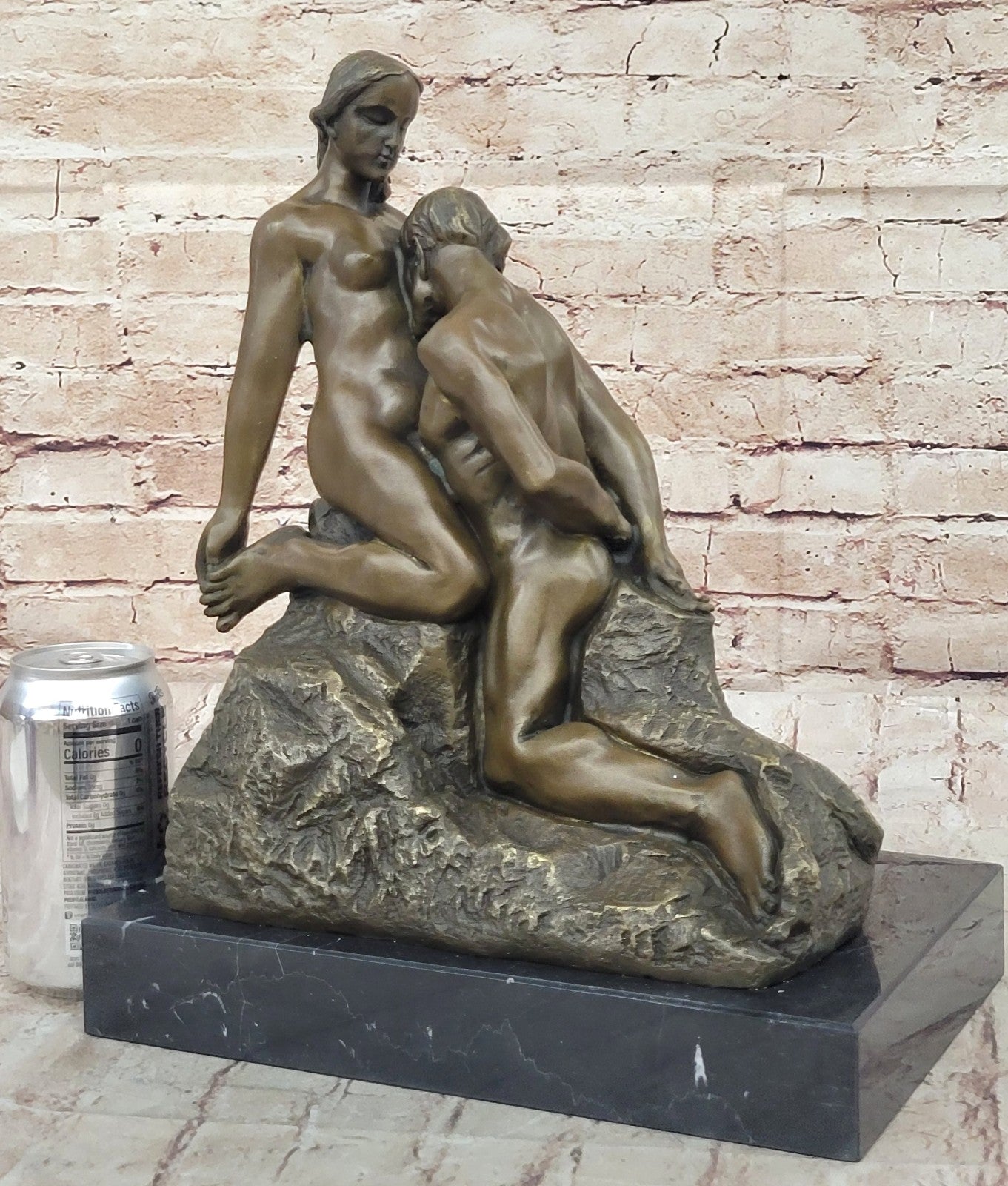 Rodin Eternal Idol Nude Erotic Bronze Marble Statue Figurine Sculpture Art Decor