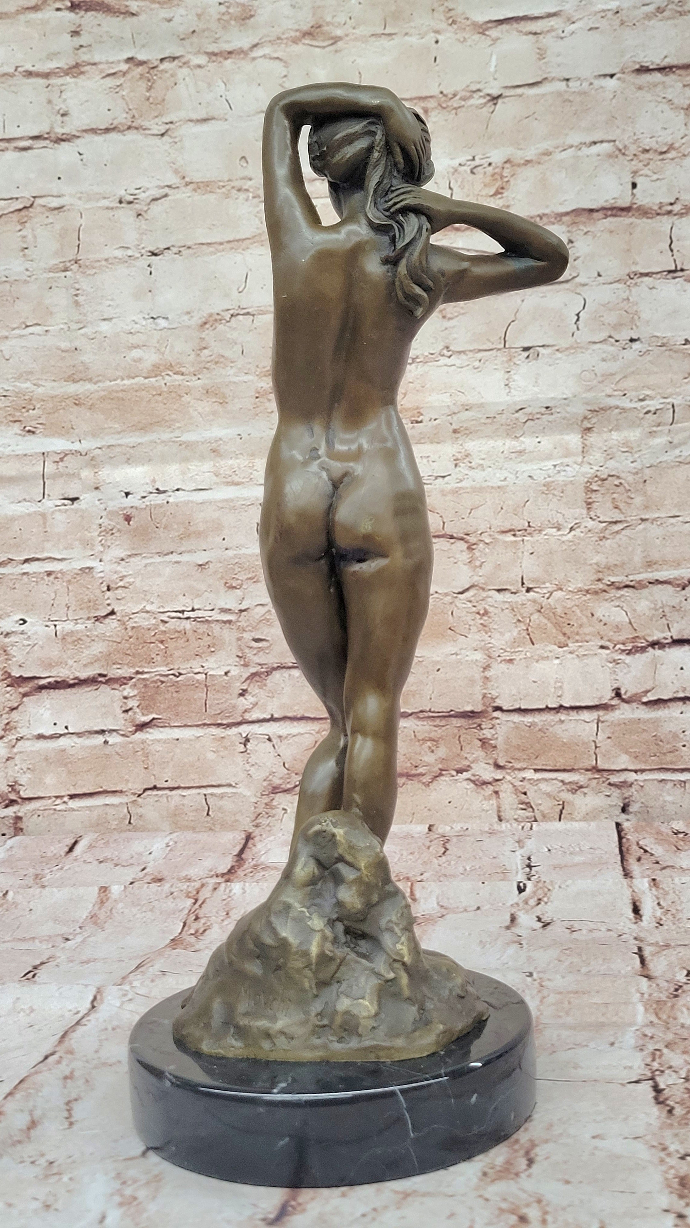 Abstract Female Bronze Sculpture Statue Mavchi Nymph Figurine Home Decor Artwork