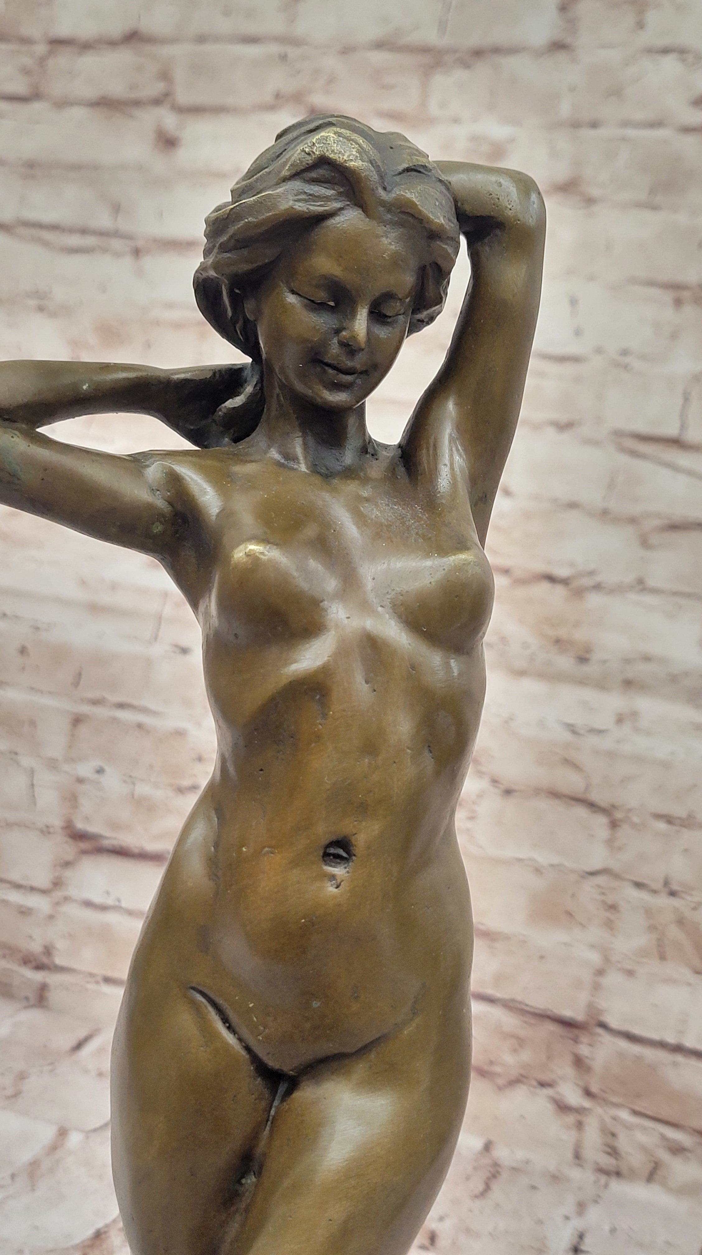 Abstract Female Bronze Sculpture Statue Mavchi Nymph Figurine Home Decor Artwork