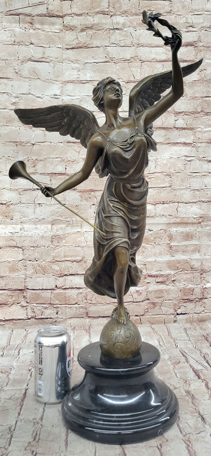 Marble Victory Winged Nike Samothrace *DEAL* Bronze Sculpture Statue Figurine