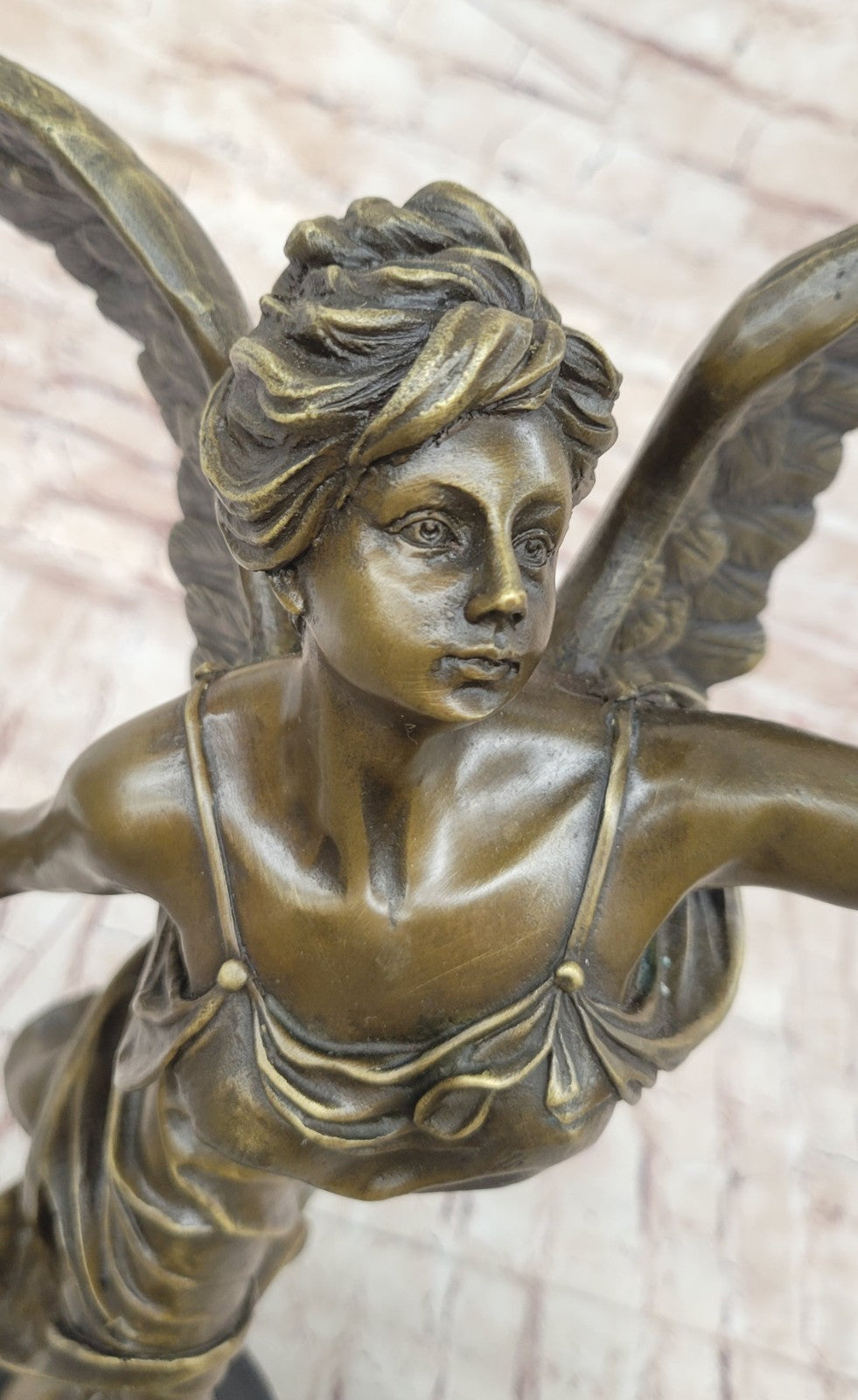 Marble Victory Winged Nike Samothrace *DEAL* Bronze Sculpture Statue Figurine