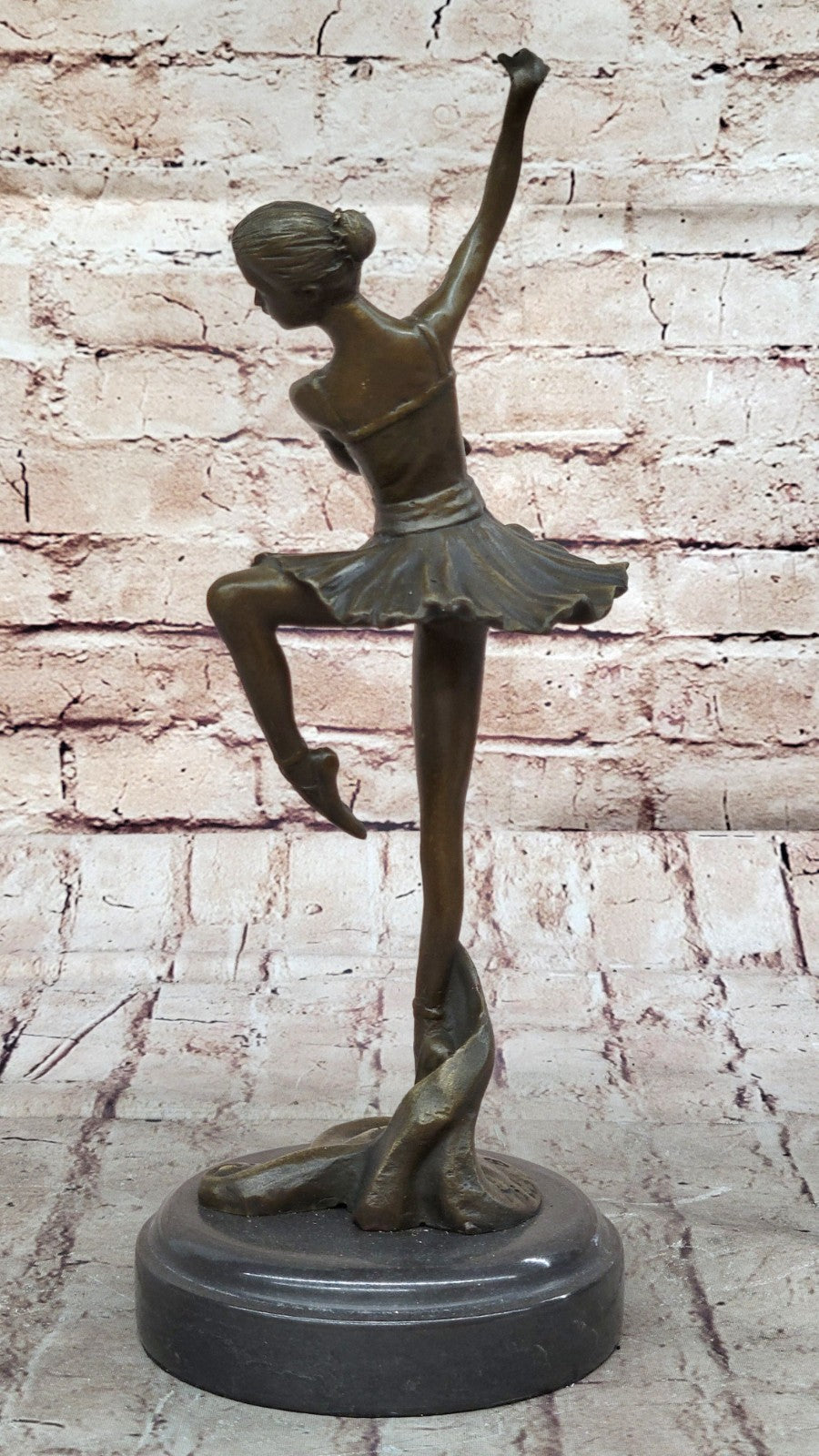 Abstract Ballerina Lost Wax By Milo Art Bronze Sculpture Statue Figurine Figure