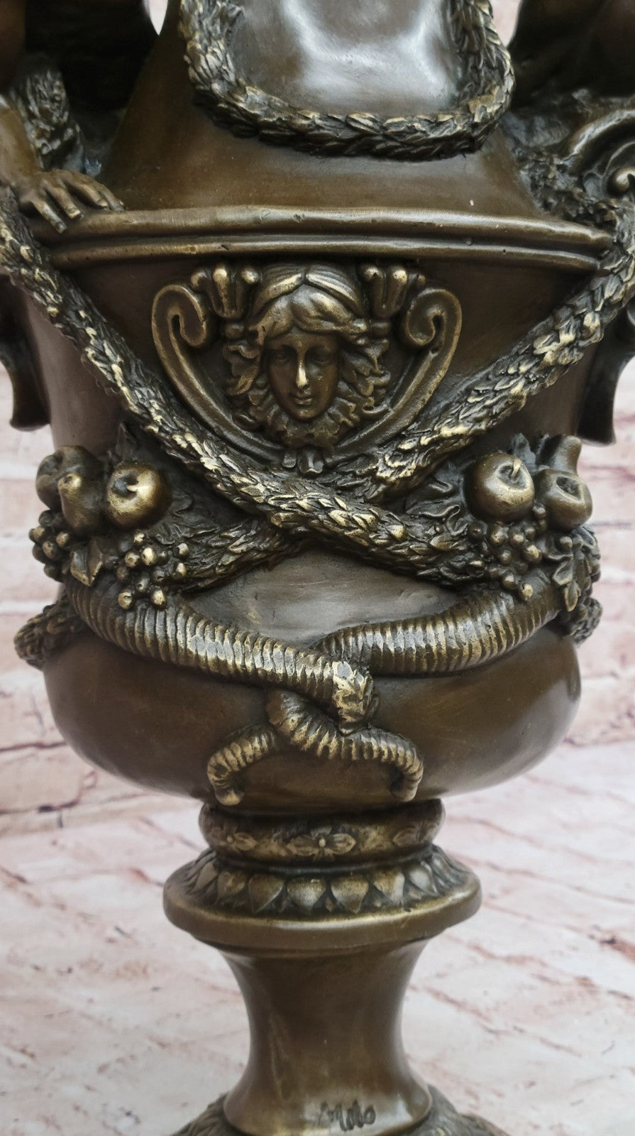 Hand Made Massive Centerpiece Museum Quality Two Centaur Bronze Sculpture