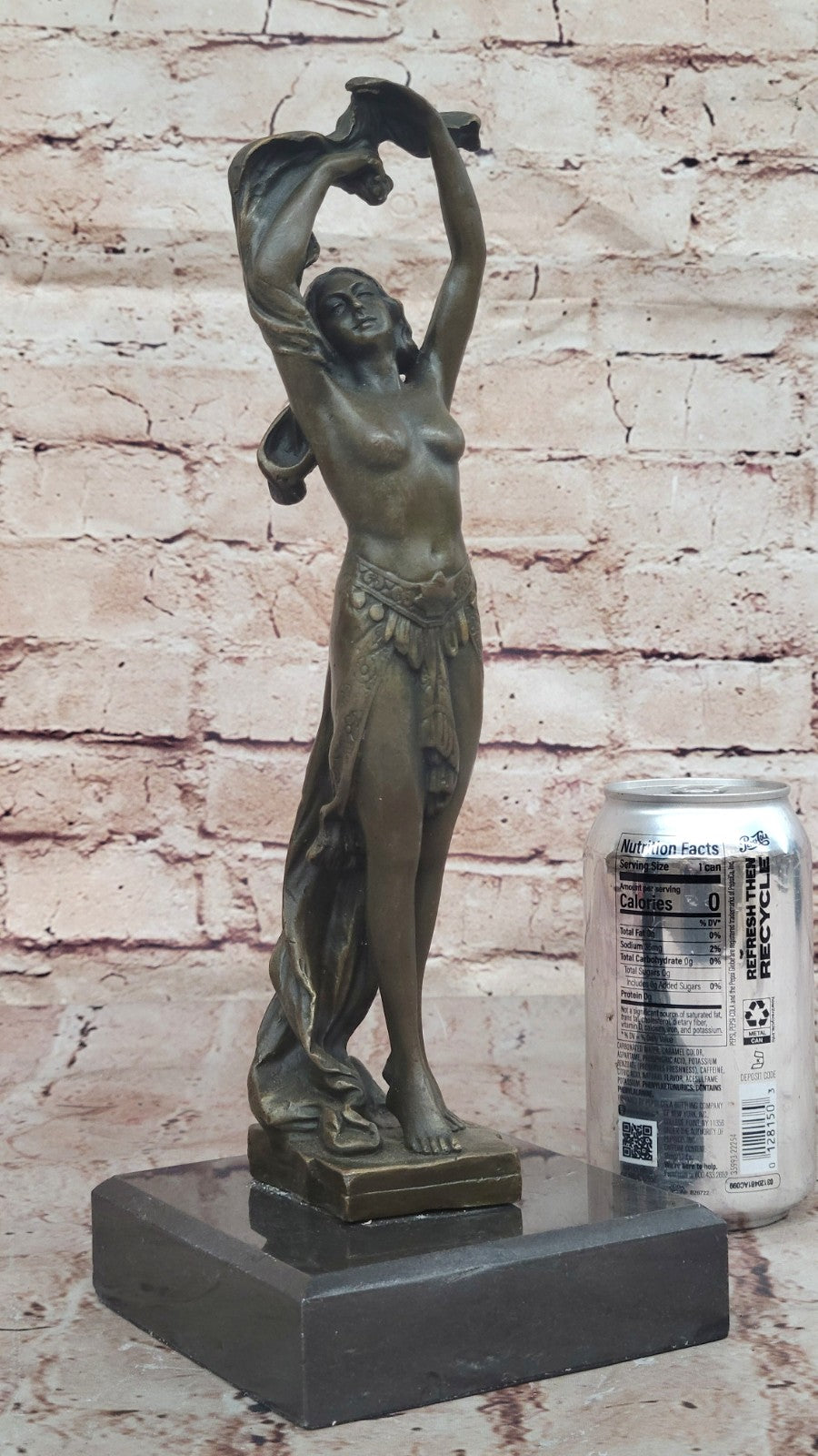 DANCER GYMNAST PURE BRONZE FIGURE STATUE DECORATIVE HOT CAST FIGURINE HOME DEAL