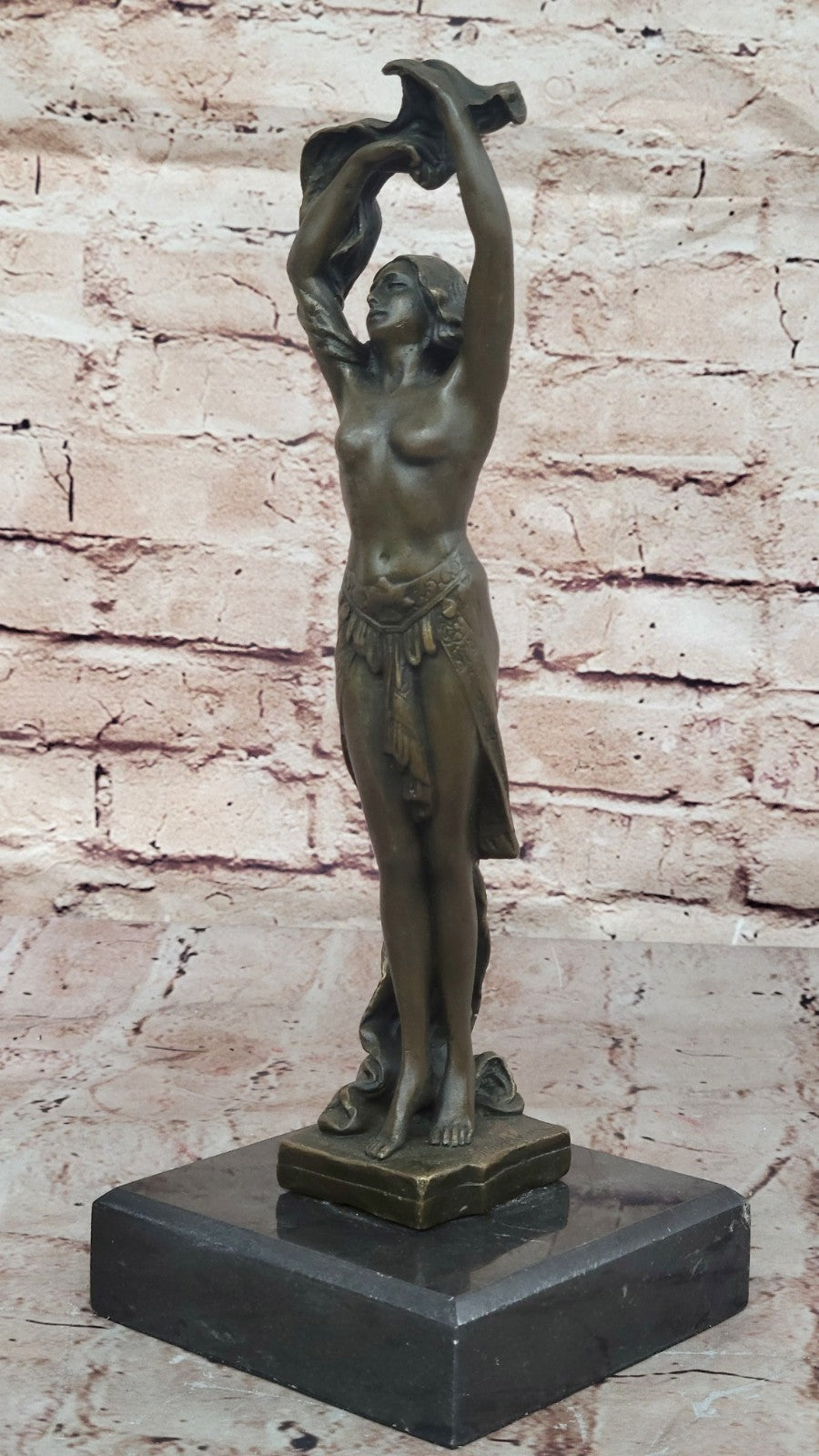 DANCER GYMNAST PURE BRONZE FIGURE STATUE DECORATIVE HOT CAST FIGURINE HOME DEAL