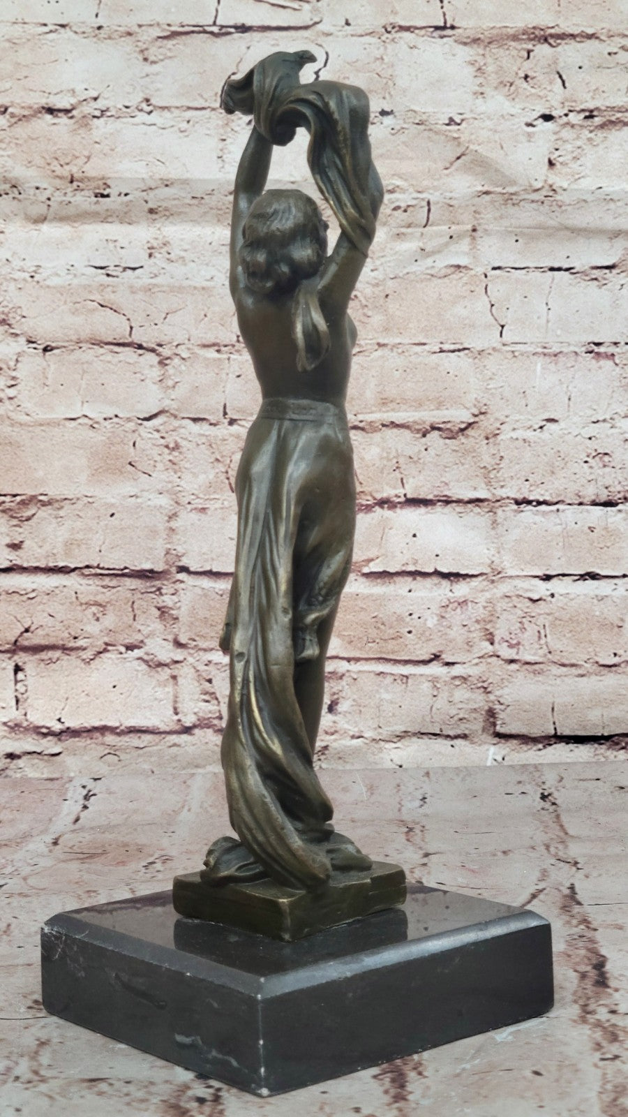 DANCER GYMNAST PURE BRONZE FIGURE STATUE DECORATIVE HOT CAST FIGURINE HOME DEAL