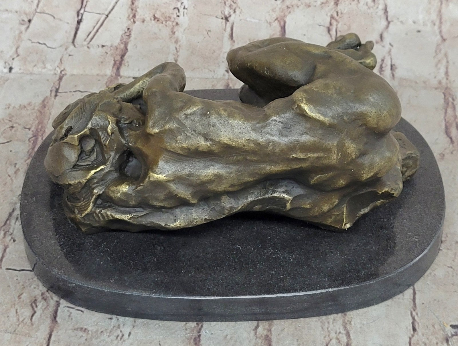 BRONZE NUDE WOMAN Girl Model Erotic Risque sculpture statue Figure Figurine