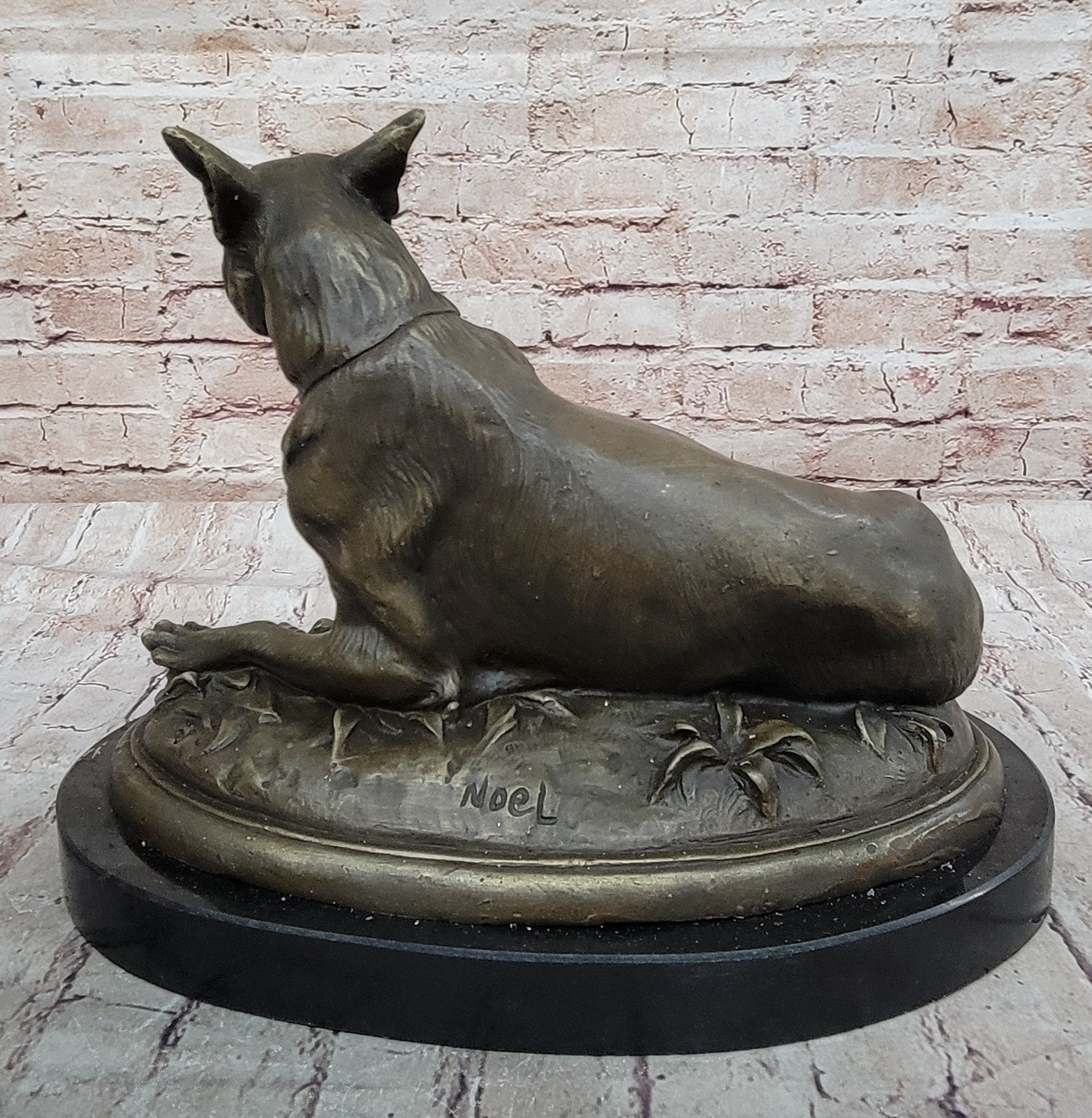 Handcrafted bronze sculpture SALE Dog Shepard German Home Decor Figurine