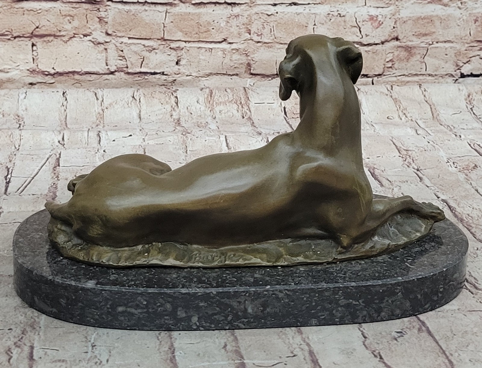 PUPPY GOLDEN RETRIEVER DOG BRONZE STATUE GARDEN/BACKYARD SCULPTURE FIGURINE SALE