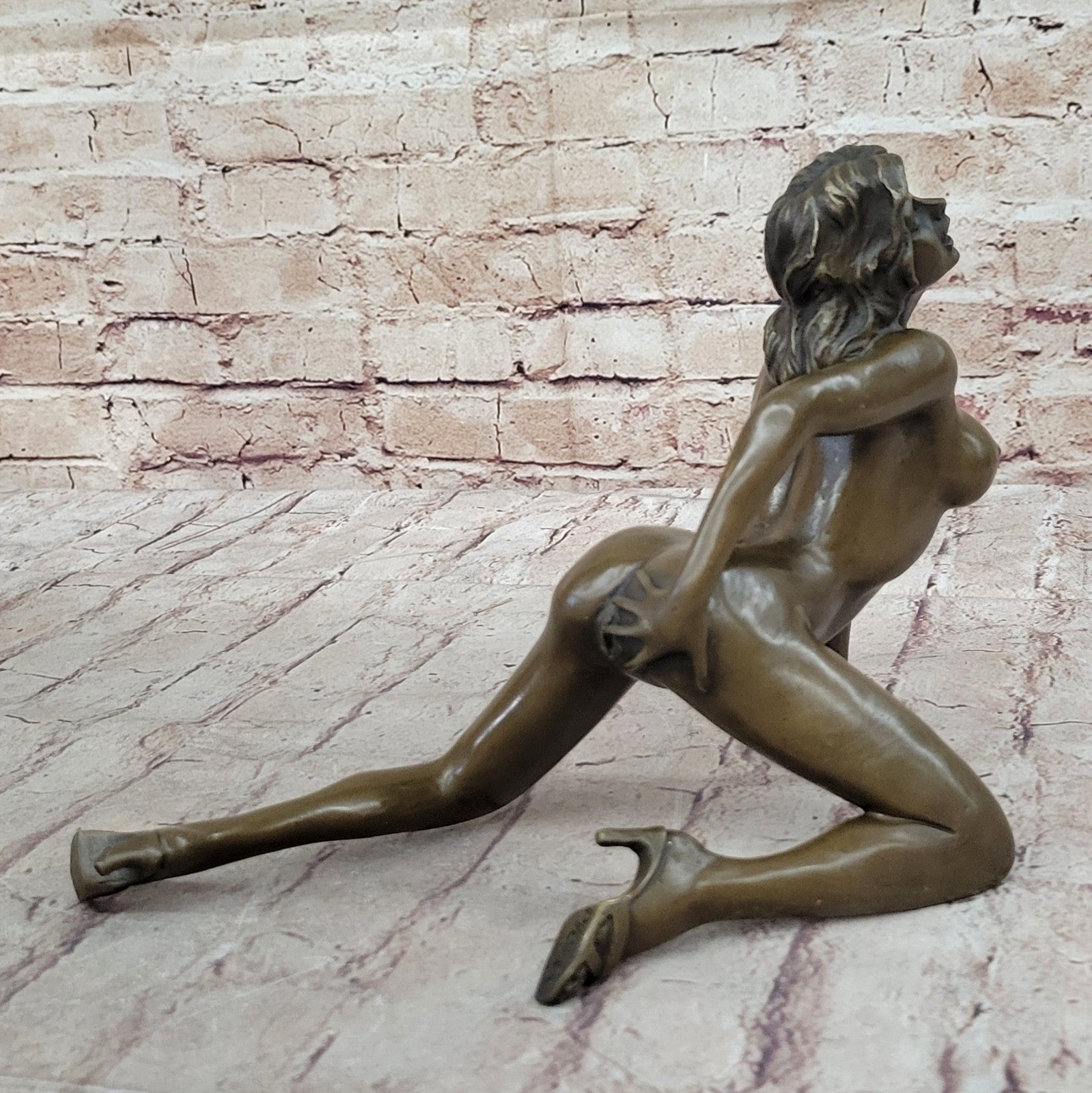 Hot Cast Sexual Sex Erotic Nude Love Bronze Sculpture Statue Signed Figure Sale