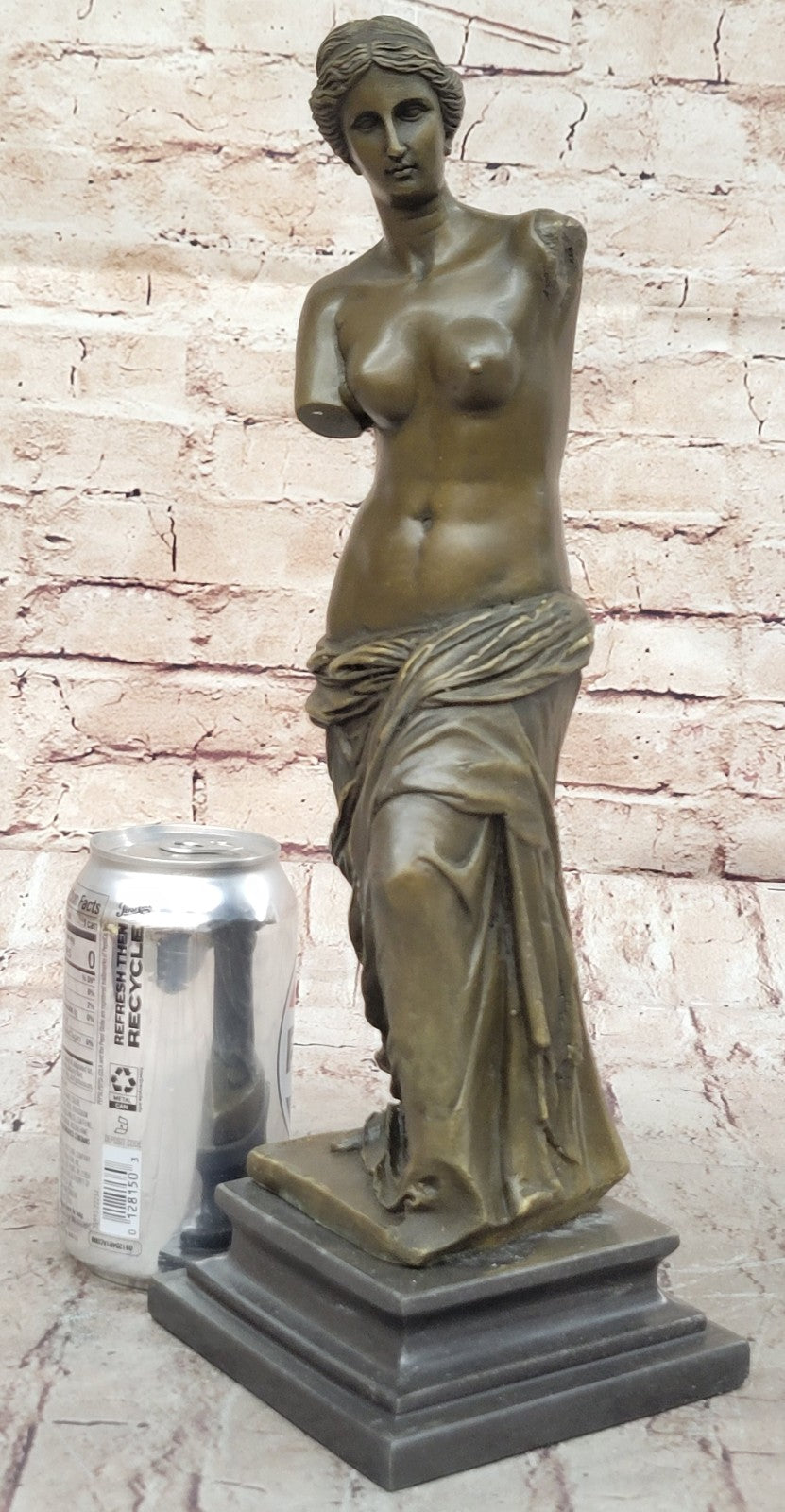 Venetian Bronze Marble Base Venus de Milo/Greek Goddess Aphrodite Hand Made Sale