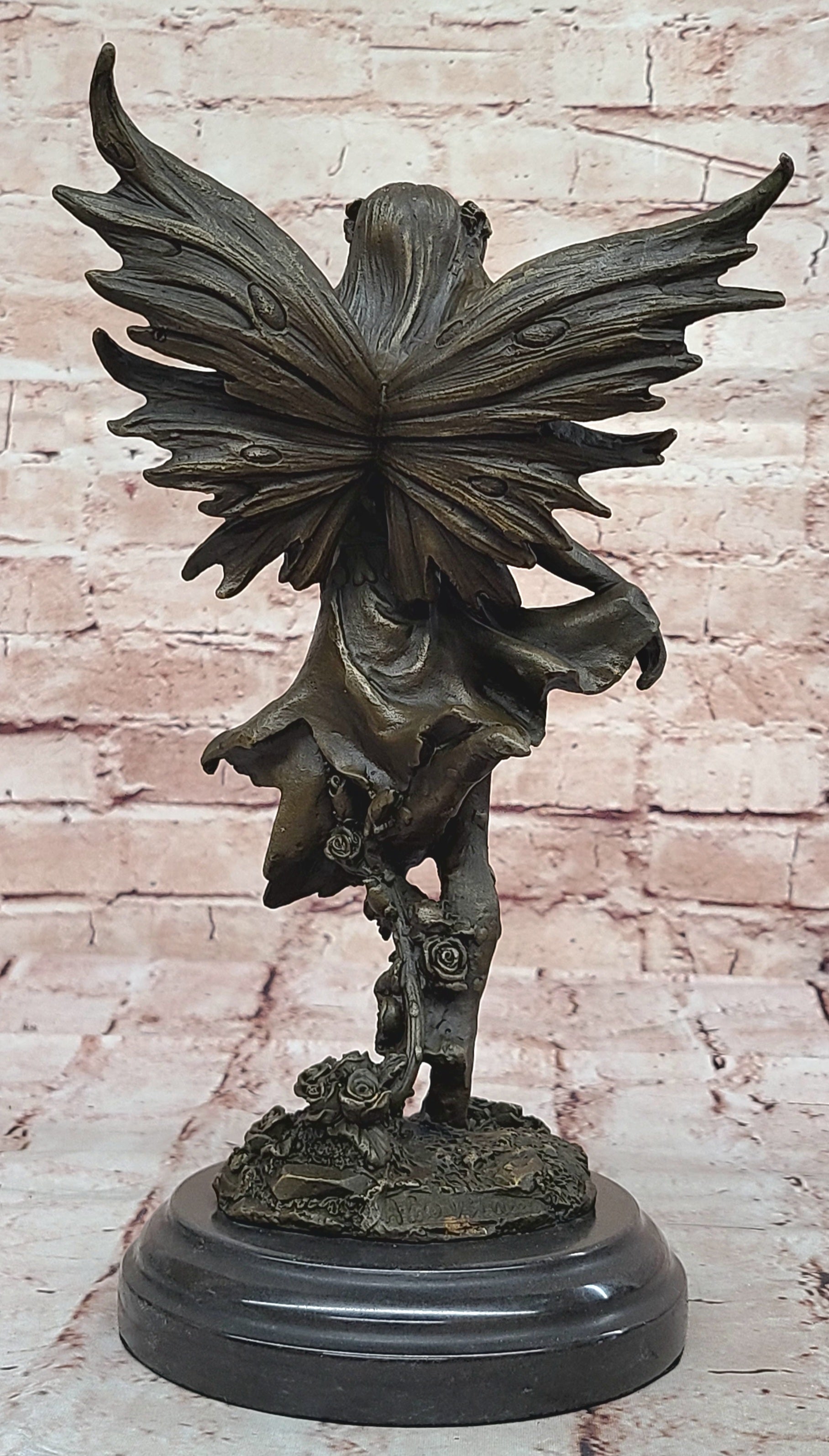 Handcrafted bronze sculpture SALE by VITALEH Italian Artist Angel Fairy Gift
