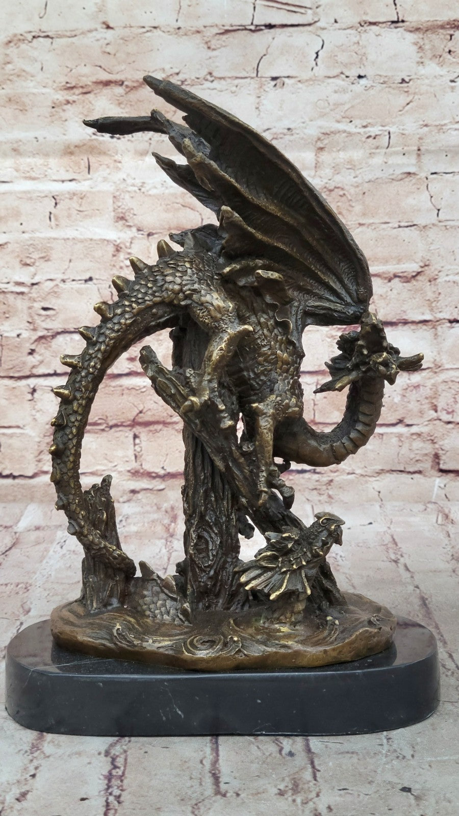 Handcrafted bronze sculpture SALE Art Asian Chinese Dragon Home Decoration Decor