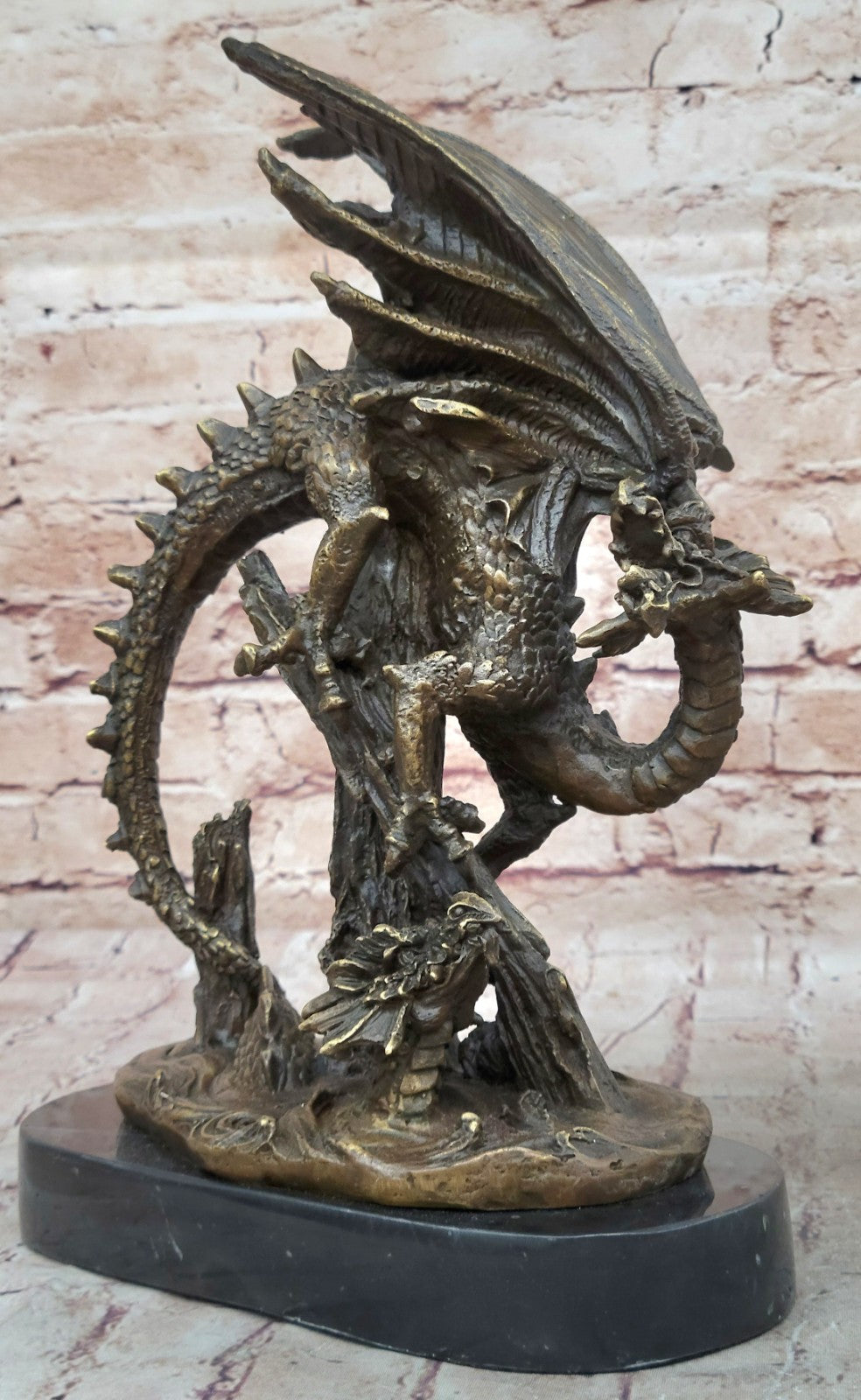 Handcrafted bronze sculpture SALE Art Asian Chinese Dragon Home Decoration Decor