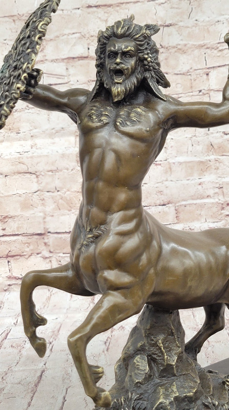 Male Centaur Mythological Creature bronze sculpture statue Hand Made Decor Art