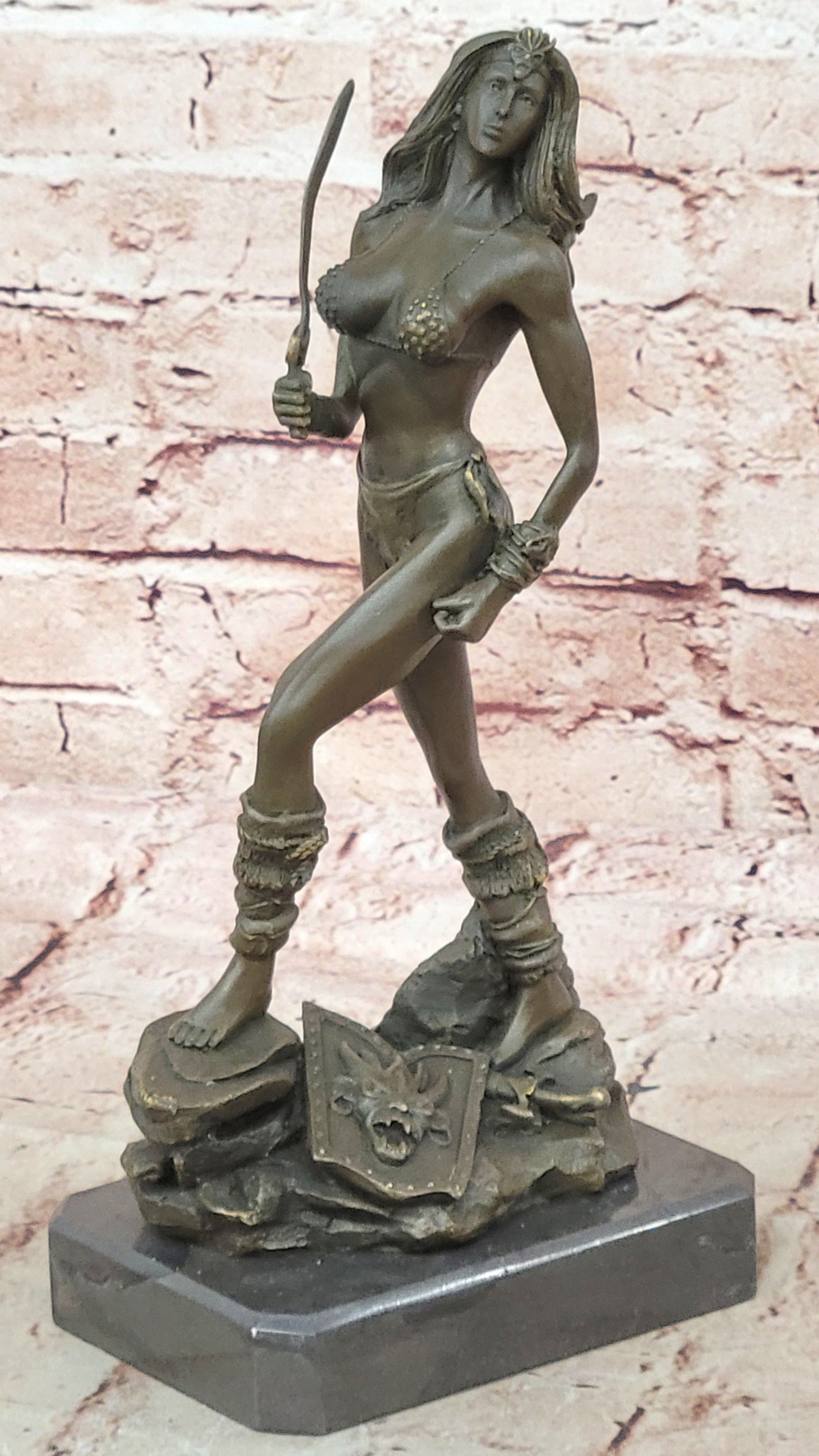 Handcrafted bronze sculpture SALE Vitaleh Aldo Artist Italian Original Signed