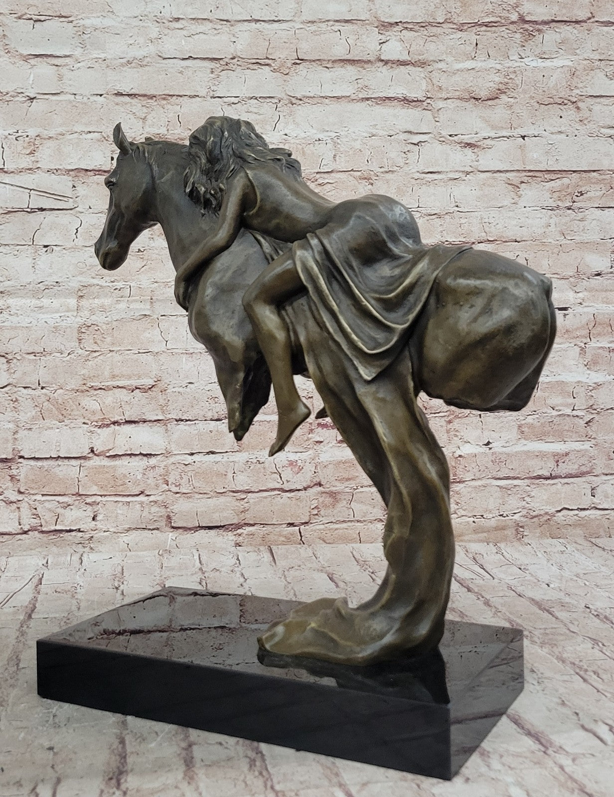 Handcrafted bronze sculpture SALE Rest Woman Lovely Exquisite Original Signed