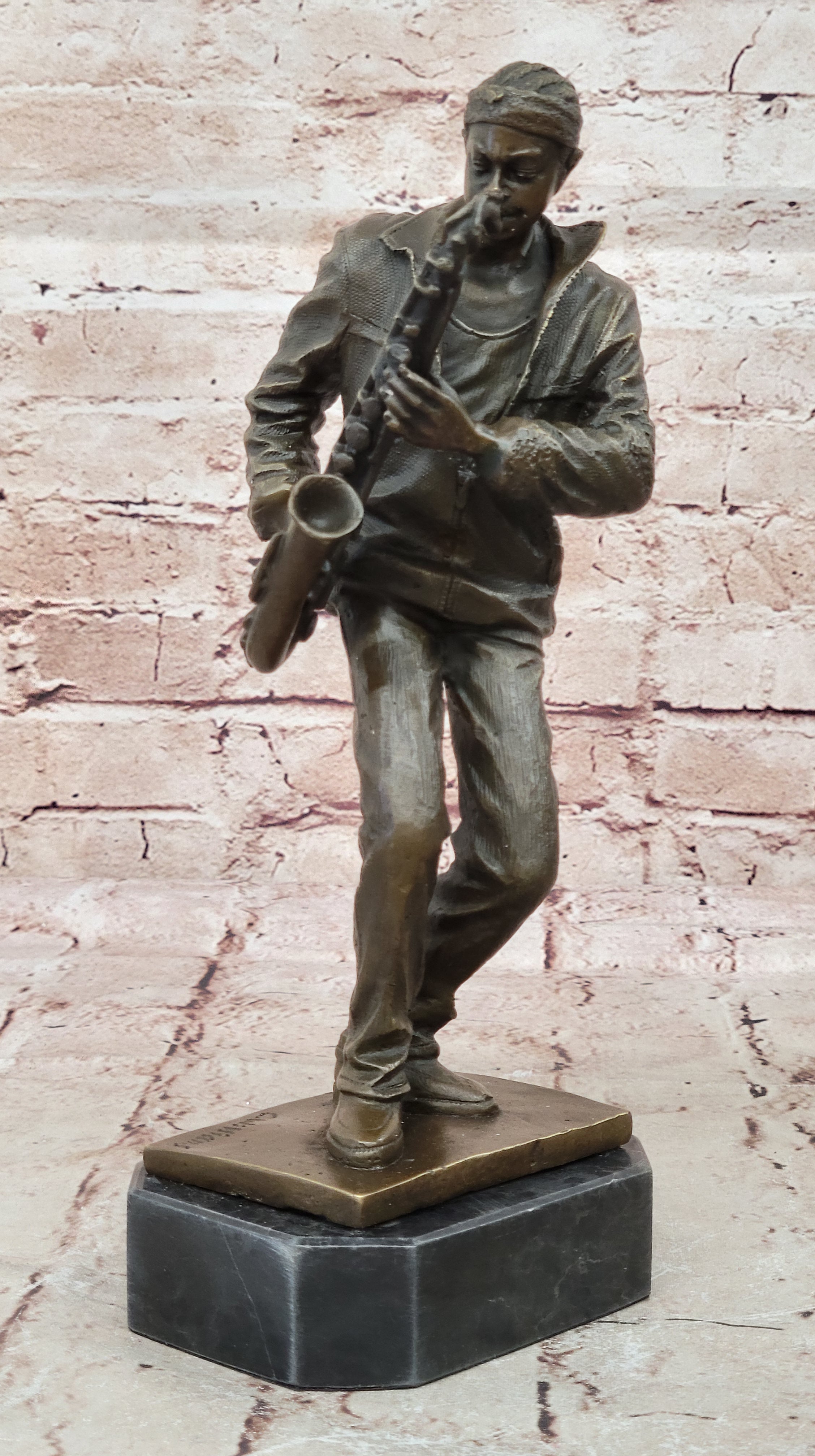 Bronze Sculpture Signed Original American artist Williams Home Office Decoration