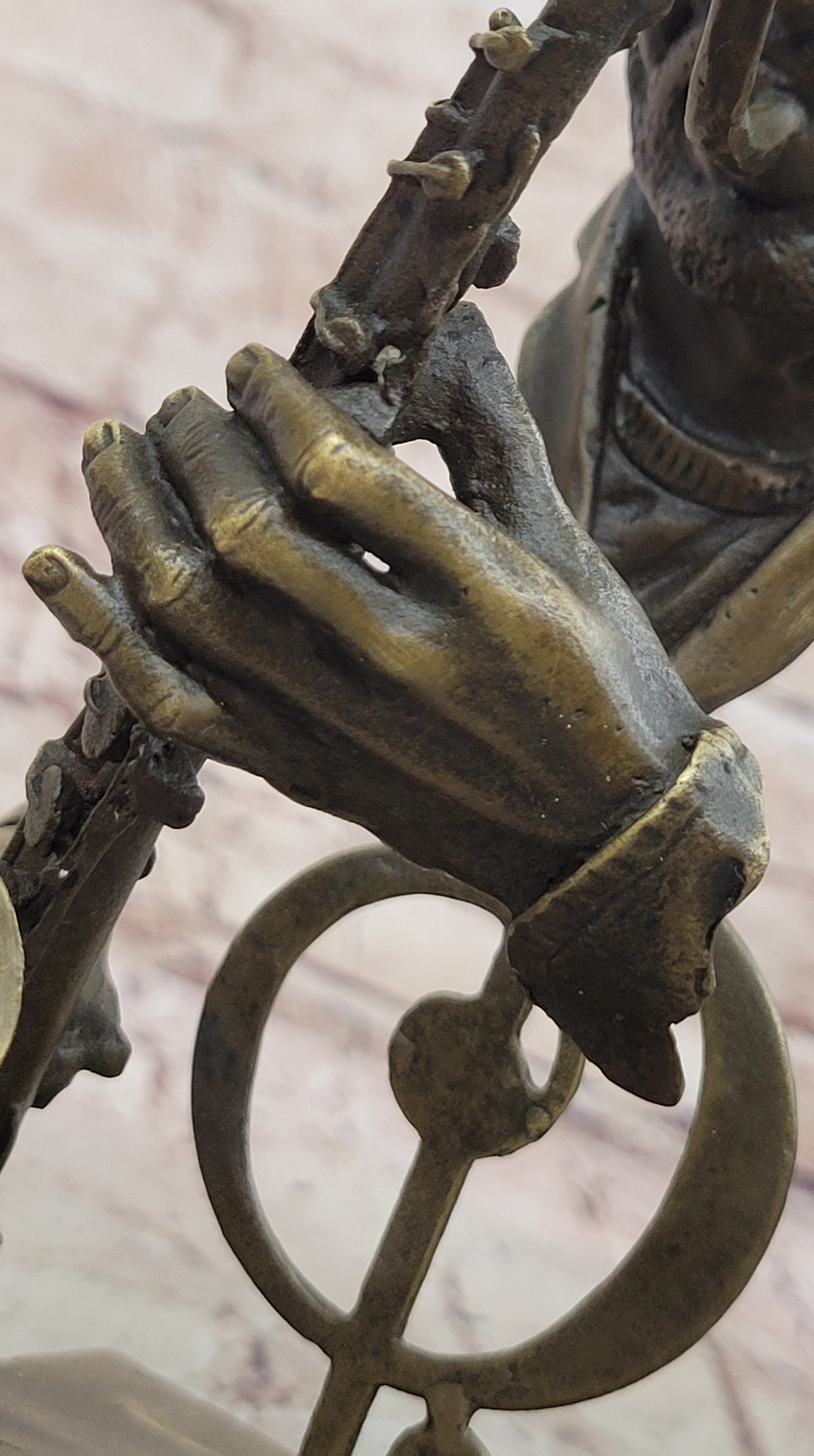 Bronze-metal-sculpture-Musician-Saxophone-Player-Hand-Made-by-Lost-Wax-Method