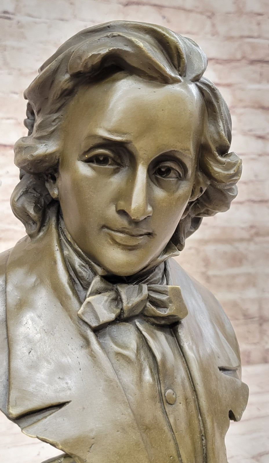 Chopin Bust Museum Quality Bronze Sculpture Statue Figurine Figure Art Deco