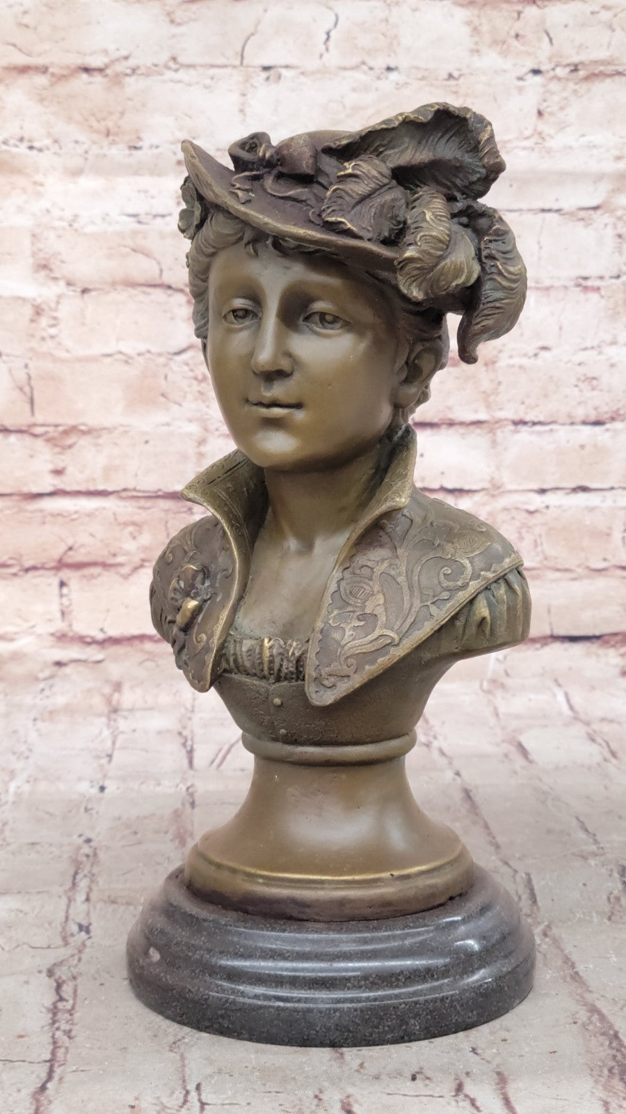 Handcrafted bronze sculpture SALE Nude Marble Milo By Signed Original Elegant