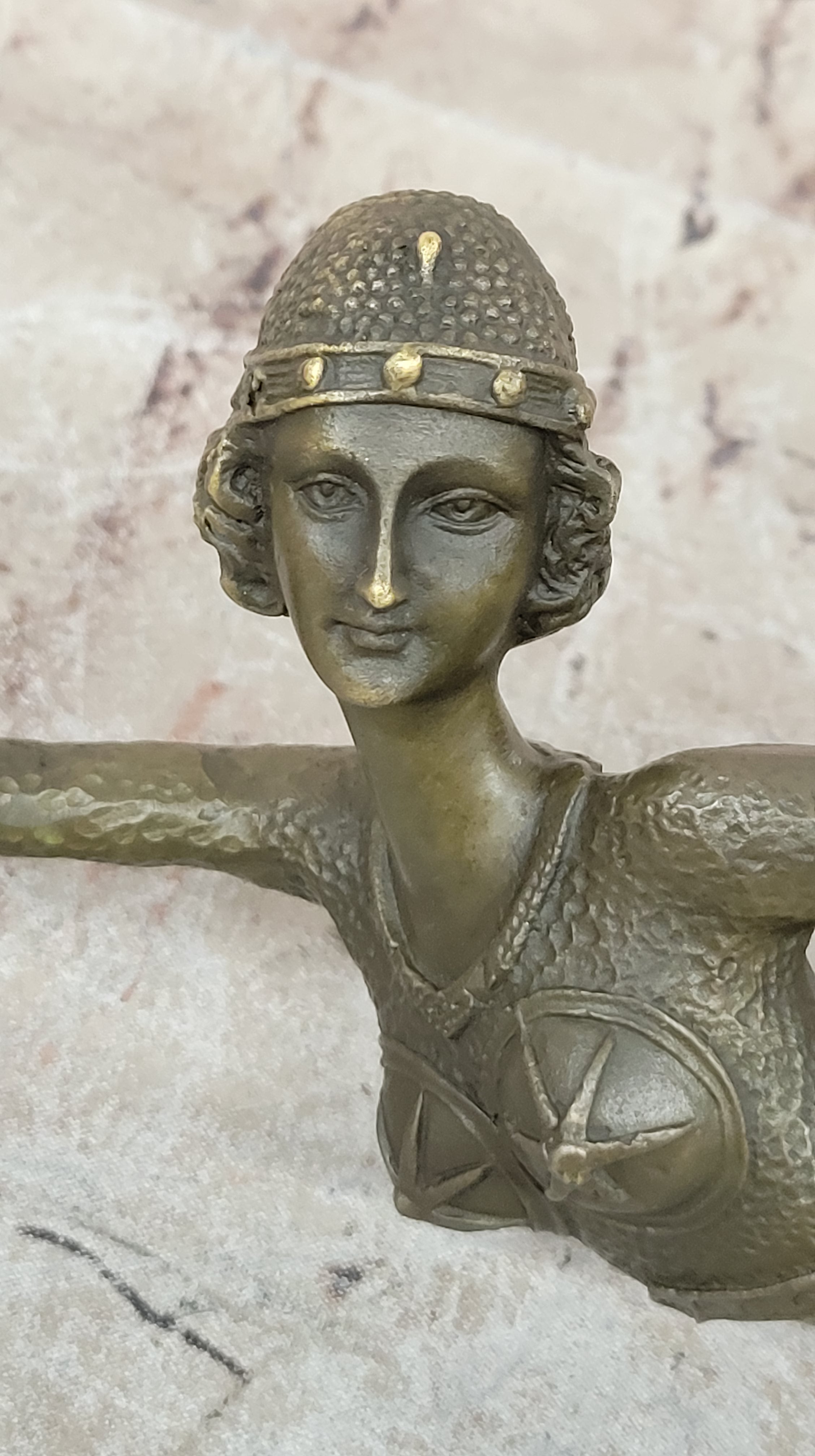 Signed Chiparus Elegant Dancer Extend her Legs Apart Bronze Sculpture Figurine