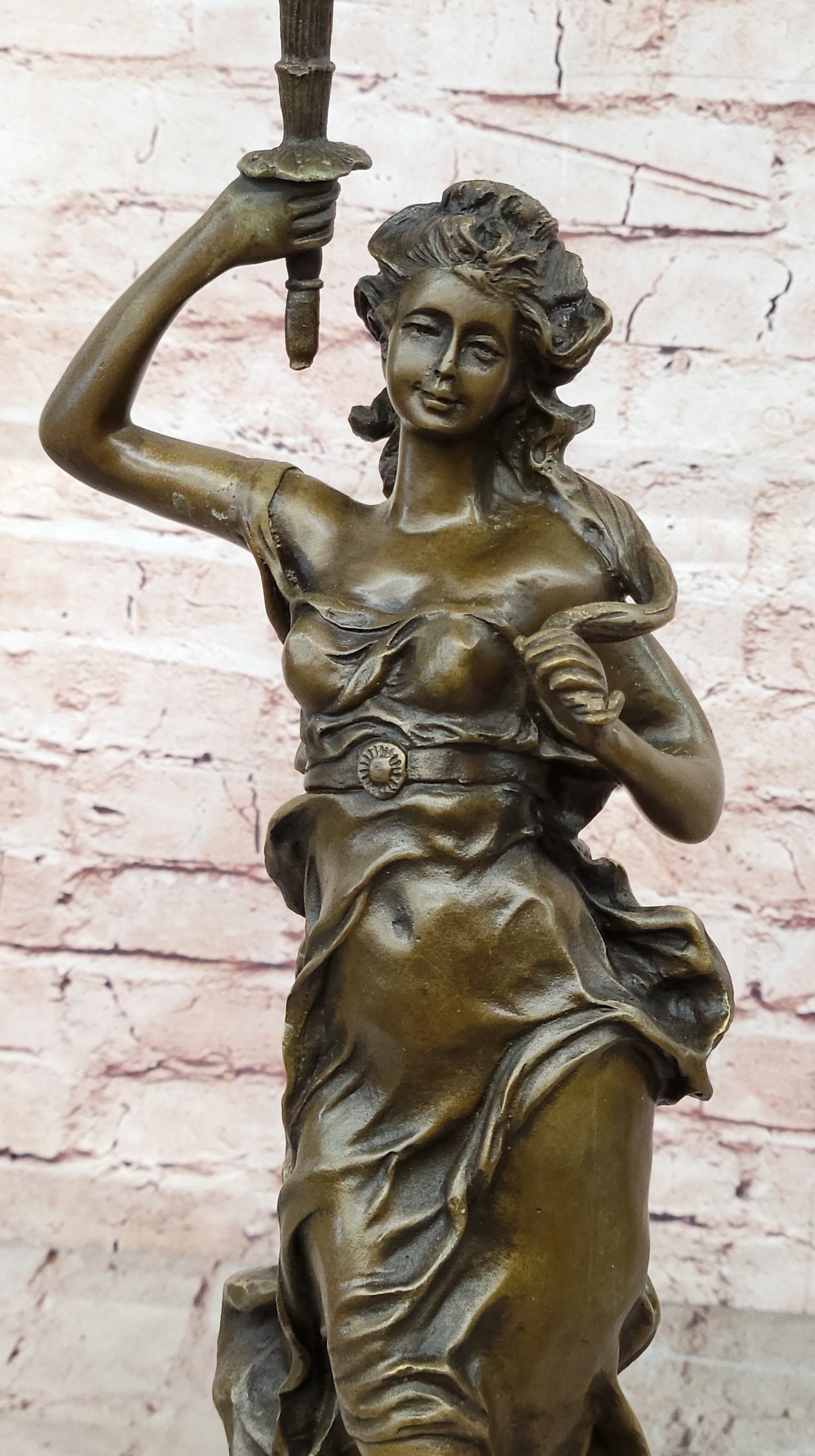 A.Moreau Signed French Bronze Candelabras Art Nouveau Sculpture Home Decoration