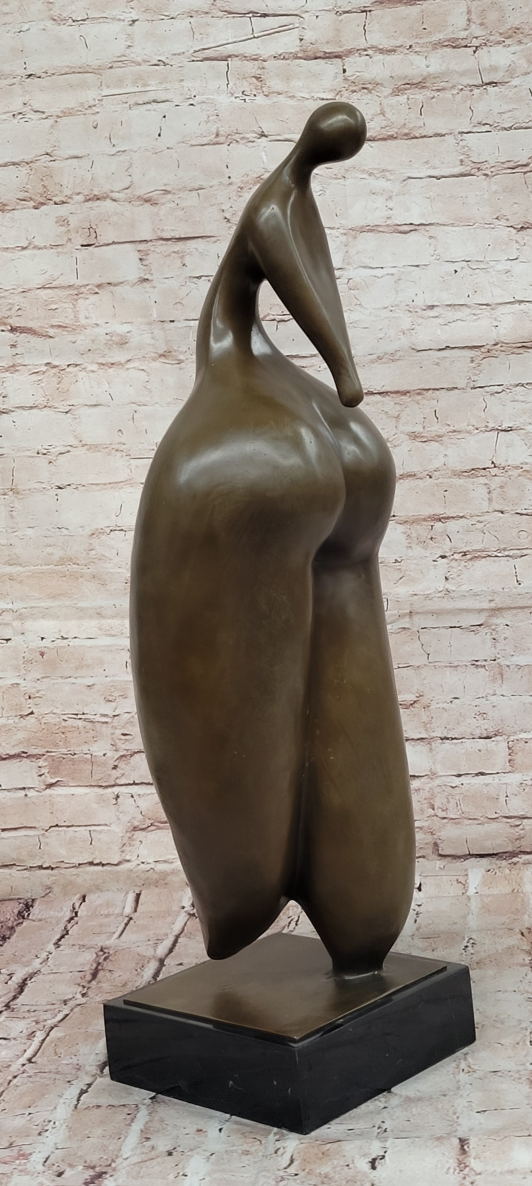 Abstract Nude Woman Signed Original Milo Bronze Sculpture Hot Cast Figurine